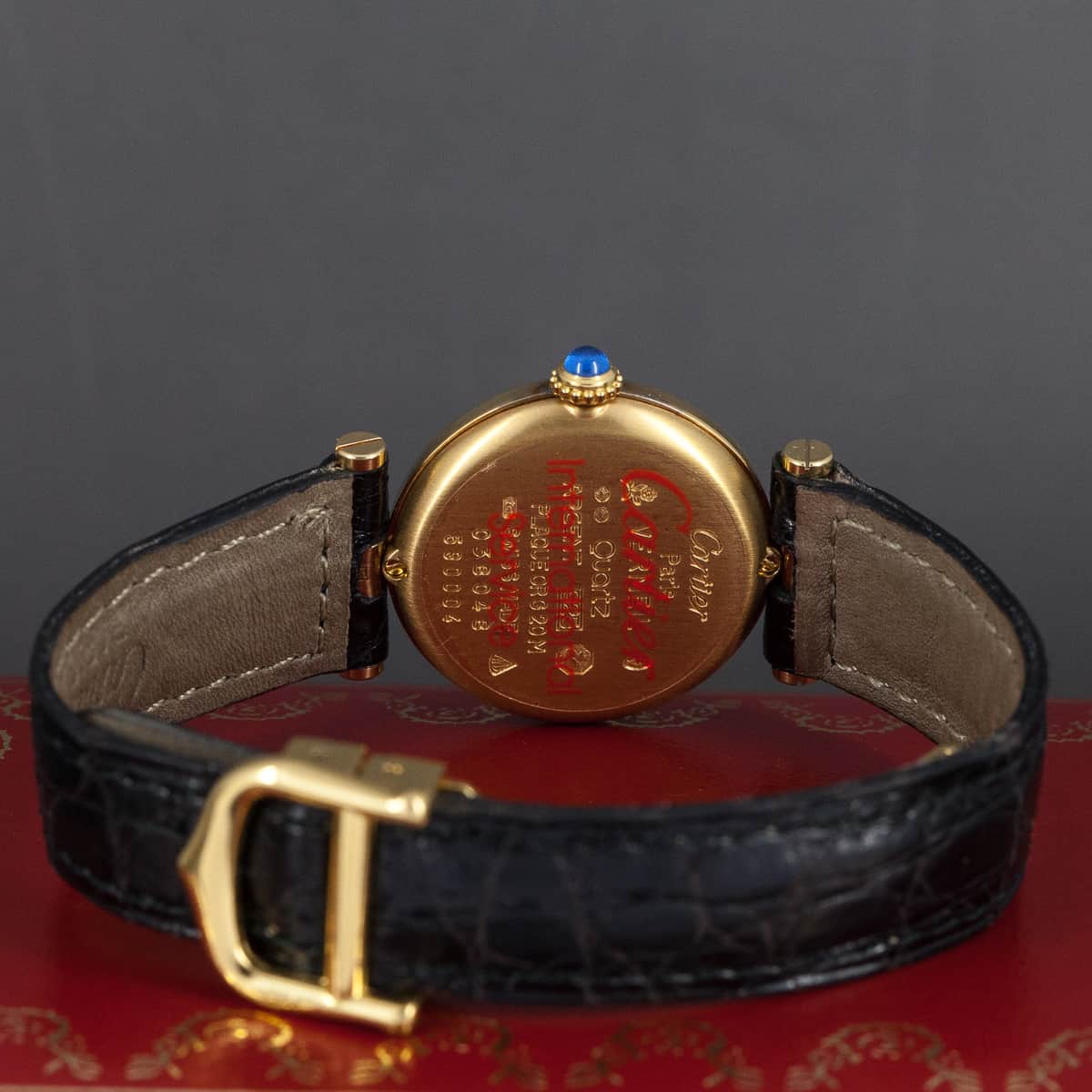 Cartier must de Vermeil naisten rannekello - Image 5