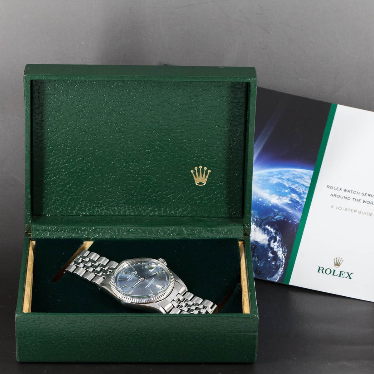 Harvinainen Rolex Oyster Perpetual Datejust ref. 1601 vuodelta 1965 - Image 6