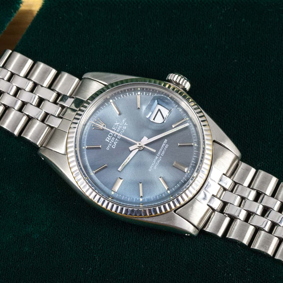 Harvinainen Rolex Oyster Perpetual Datejust ref. 1601 vuodelta 1965 - Image 5
