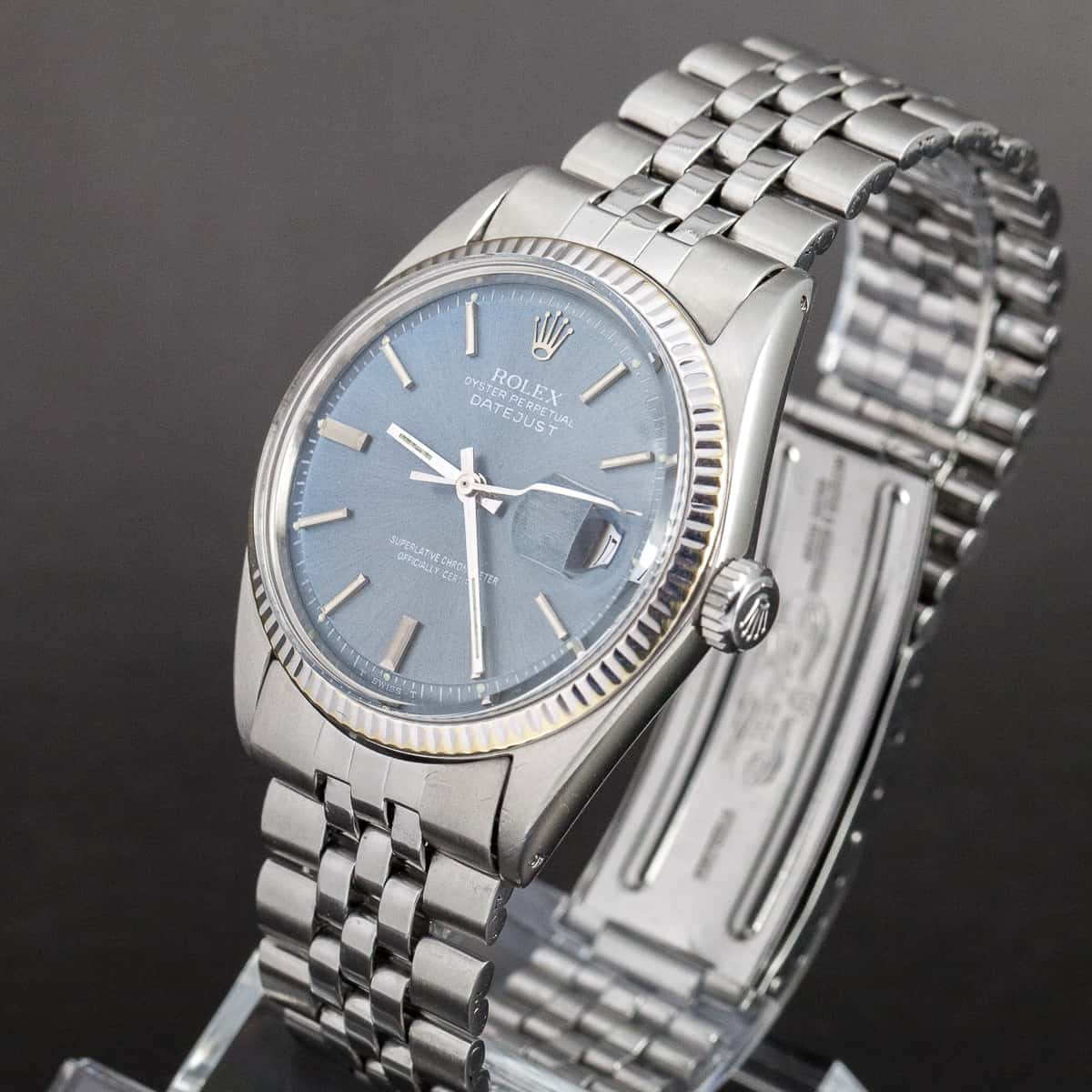 Harvinainen Rolex Oyster Perpetual Datejust ref. 1601 vuodelta 1965 - Image 4