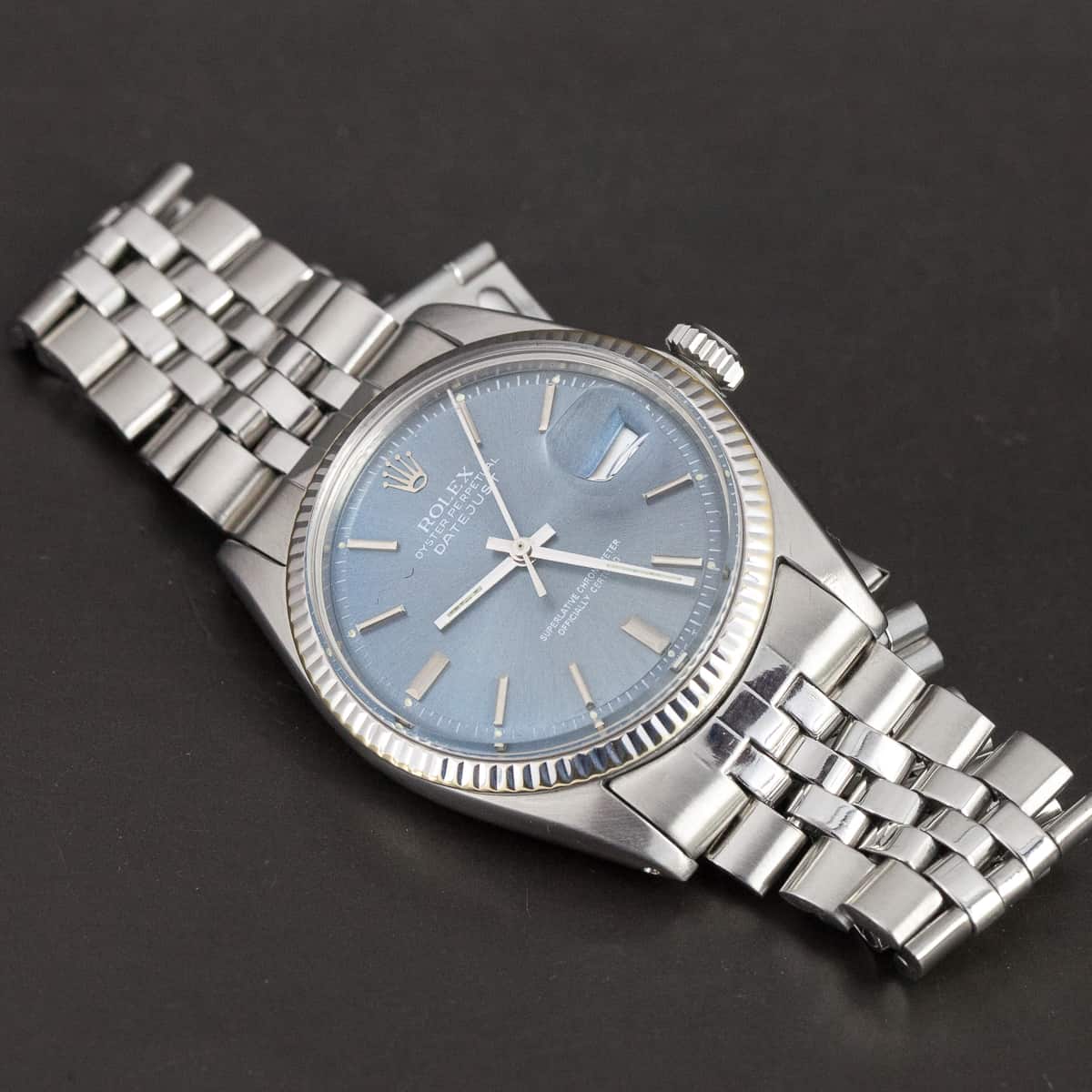 Harvinainen Rolex Oyster Perpetual Datejust ref. 1601 vuodelta 1965 - Image 7