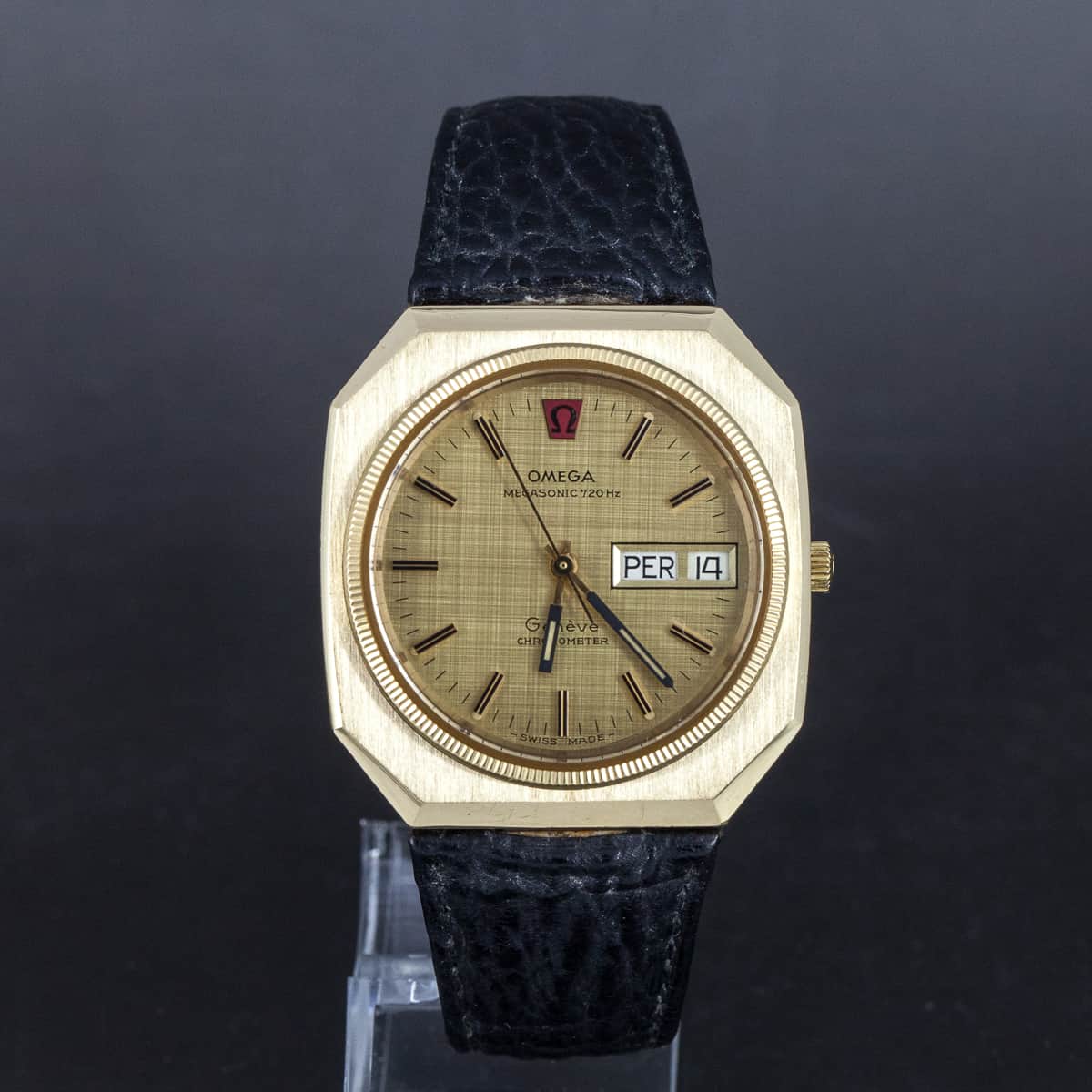 18k Omega Megasonic 720Hz Geneve Chronometer - Image 4