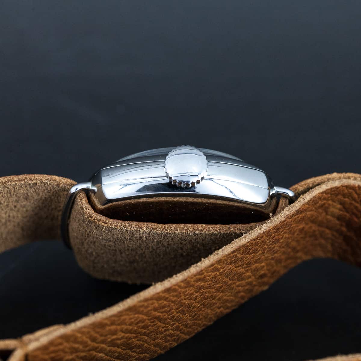 Longines Art-Deco teräskuorinen rannekello vuodelta 1935 - Image 5