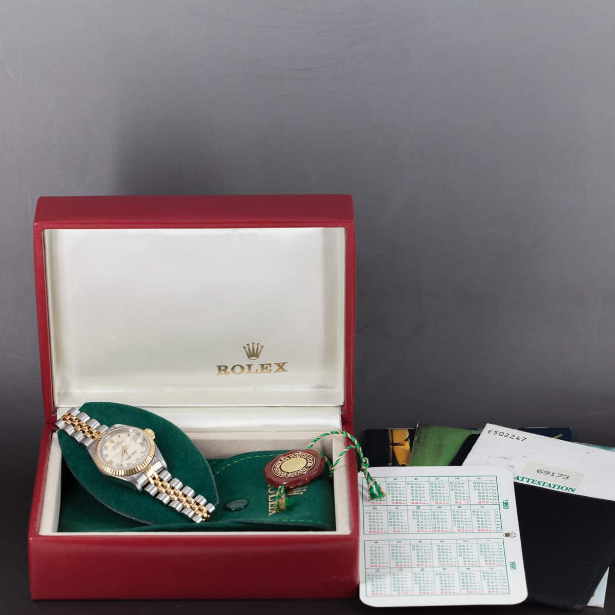 Rolex Oyster Datejust Lady ref.69173 vuodelta 1990 - Image 7