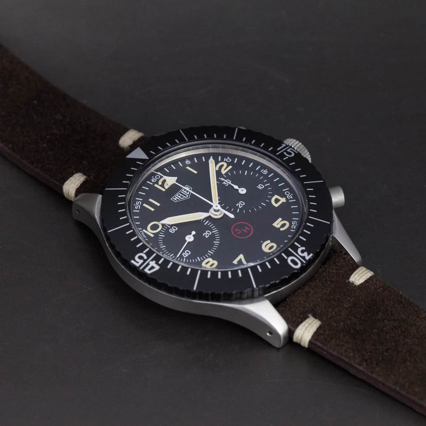 Heuer "Bundeswehr" lentäjän kronografi ref.1550 SG - Image 2