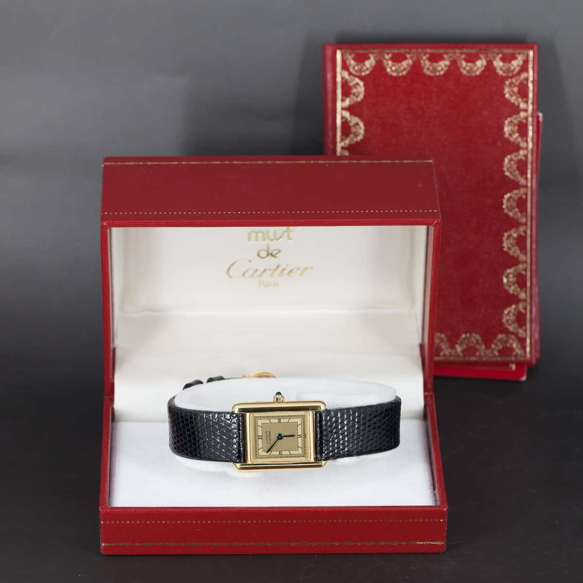 Cartier Tank Vermeil naisten rannekello v.1987 - Image 2