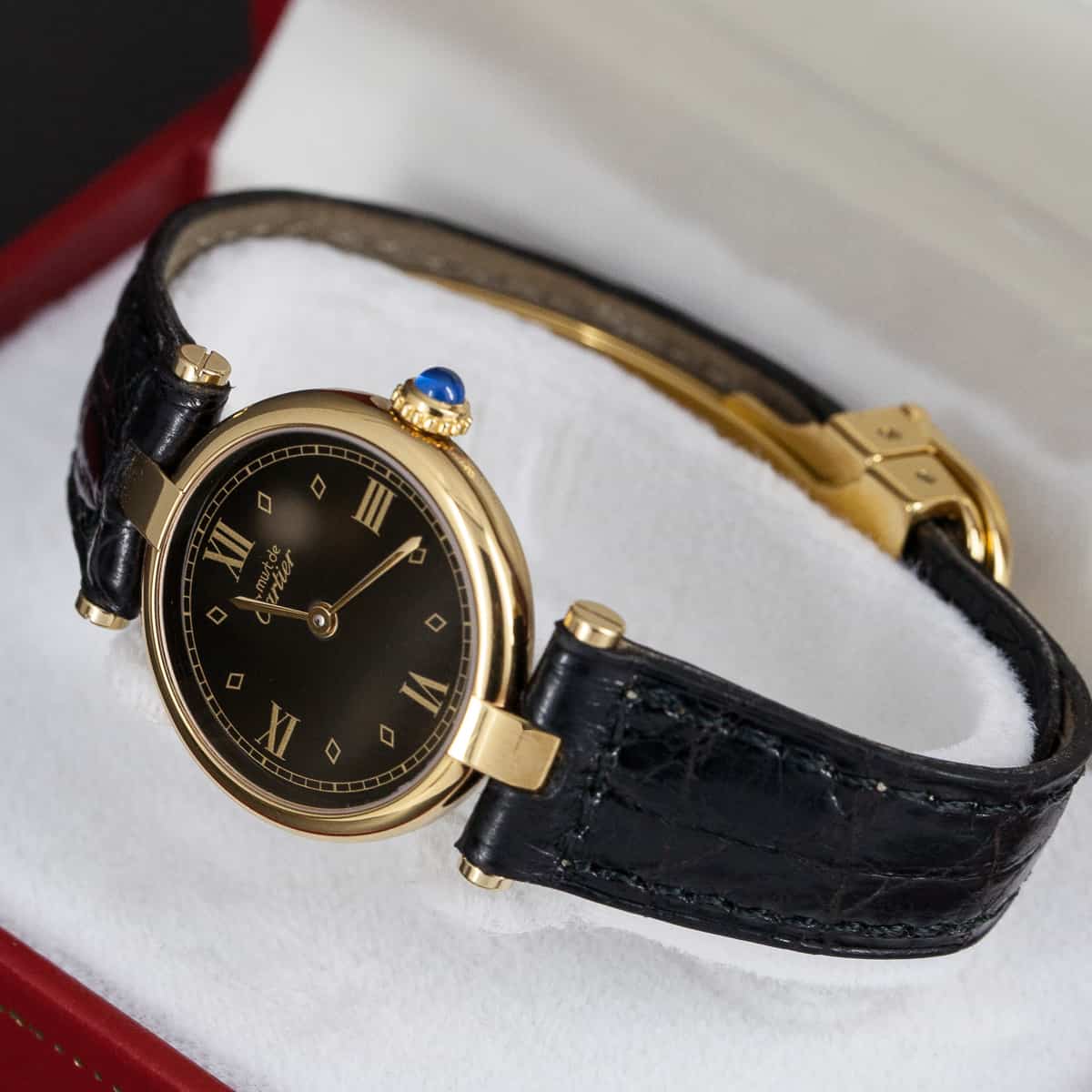 Cartier must de Vermeil naisten rannekello - Image 4