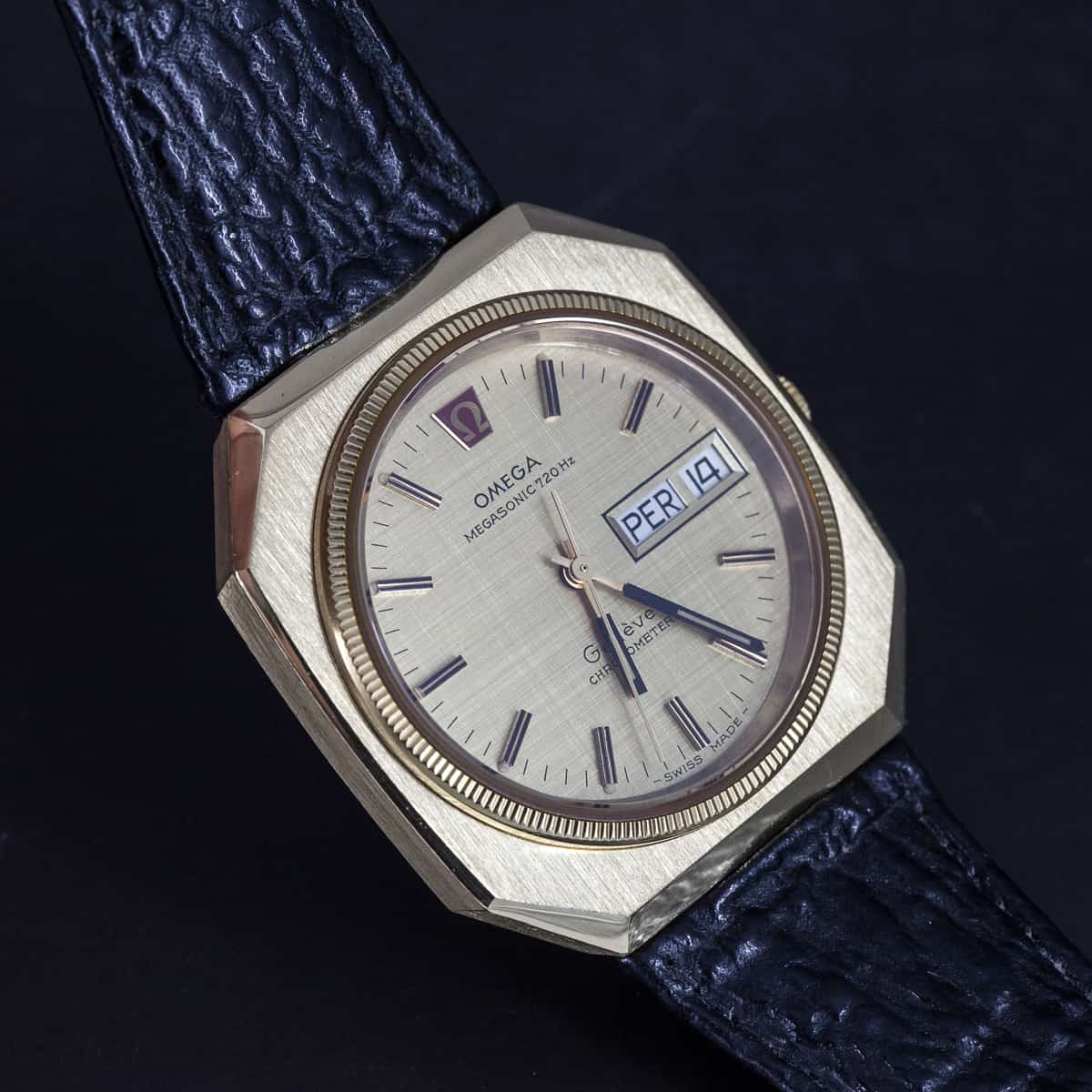 18k Omega Megasonic 720Hz Geneve Chronometer - Image 5
