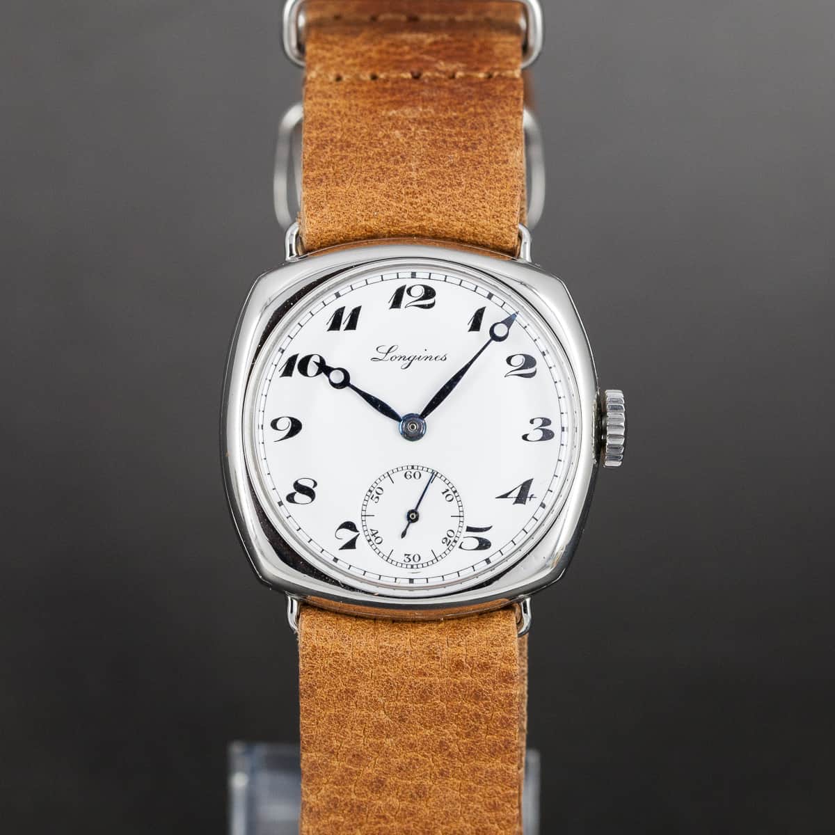 Longines Art-Deco teräskuorinen rannekello vuodelta 1935 - Image 3