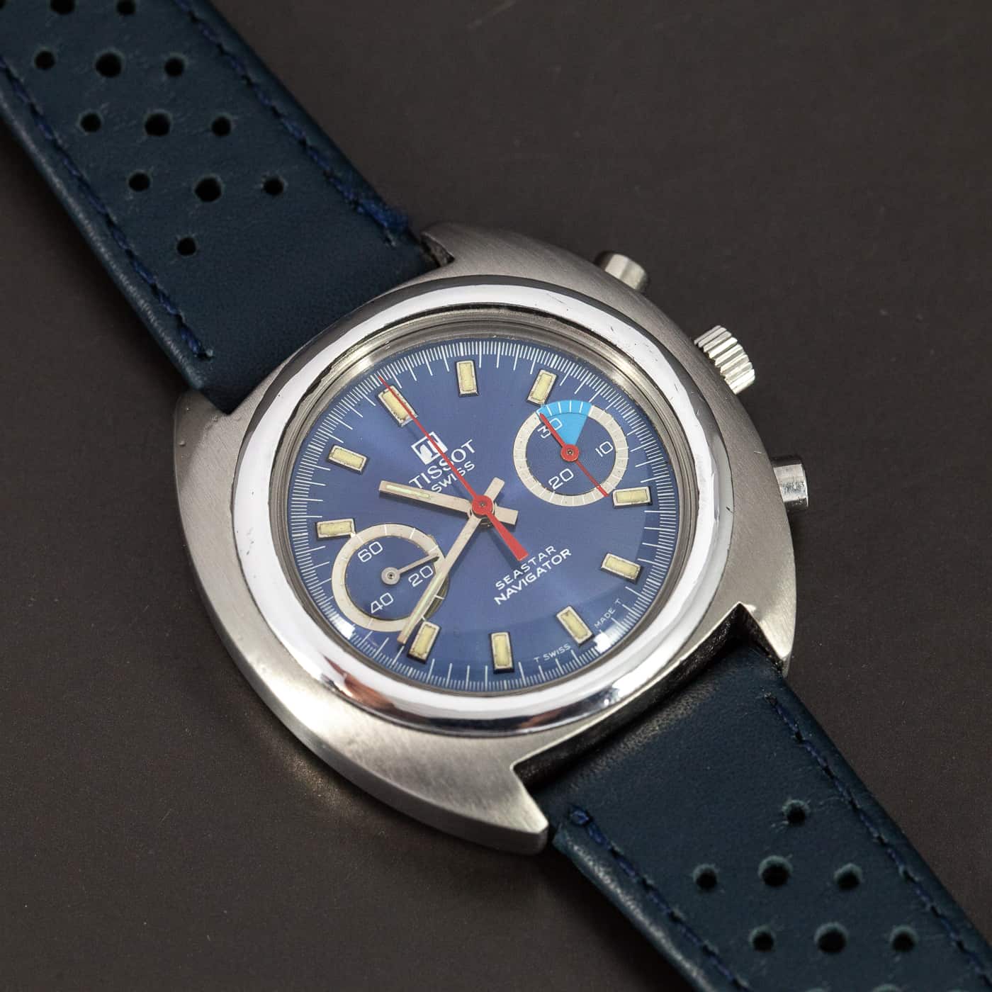 Tissot Seastar Navigator kronografi 1970-luvulta