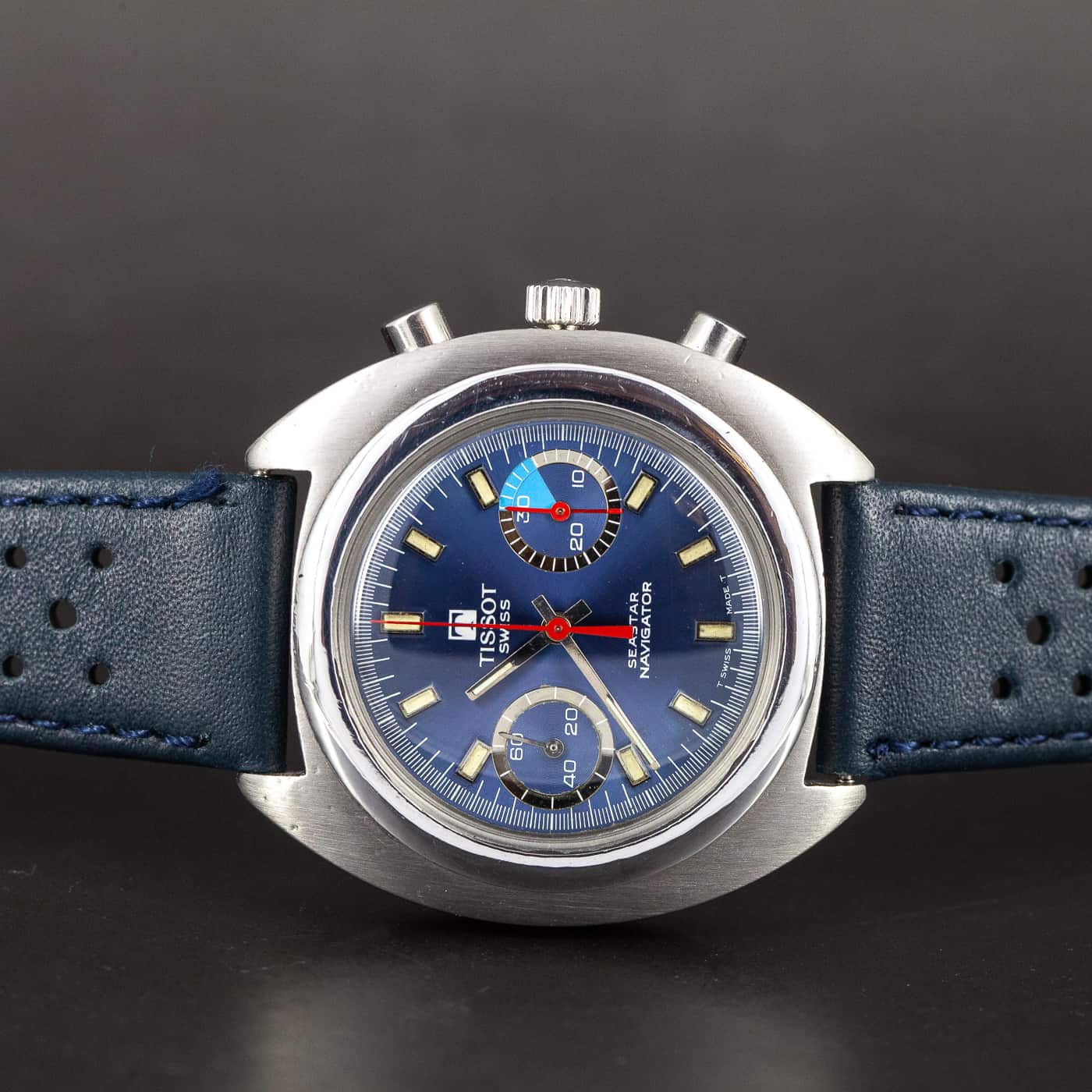 Tissot Seastar Navigator kronografi 1970-luvulta - Image 6