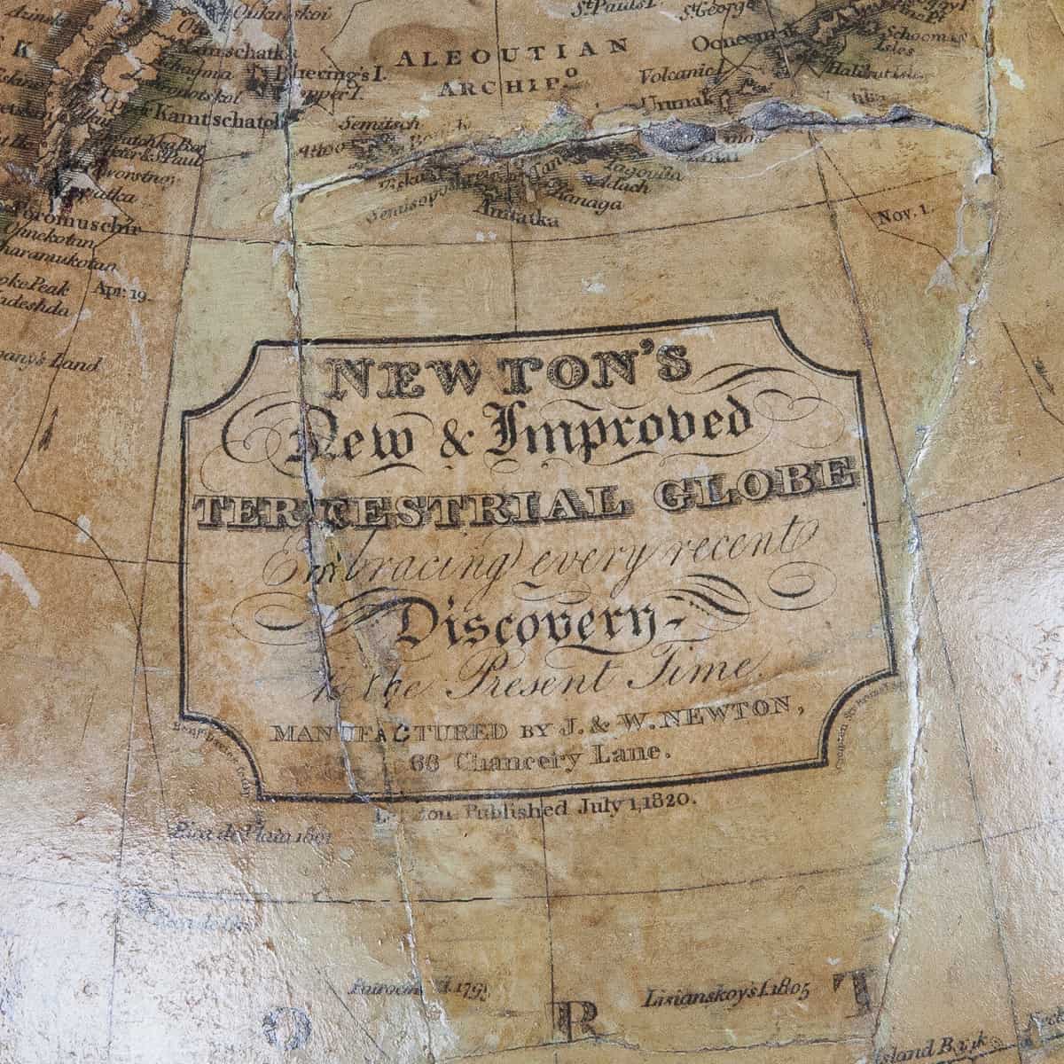 Newton's new terrestrial globe 1820 - Image 4