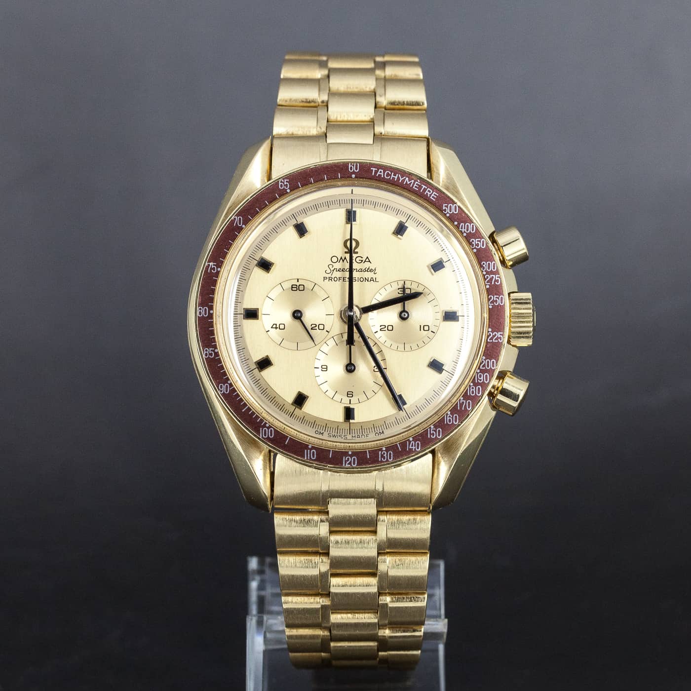 Harvinainen 18k Omega Speedmaster "Tribute to Astronauts" vuodelta 1969, Price on request - Image 8