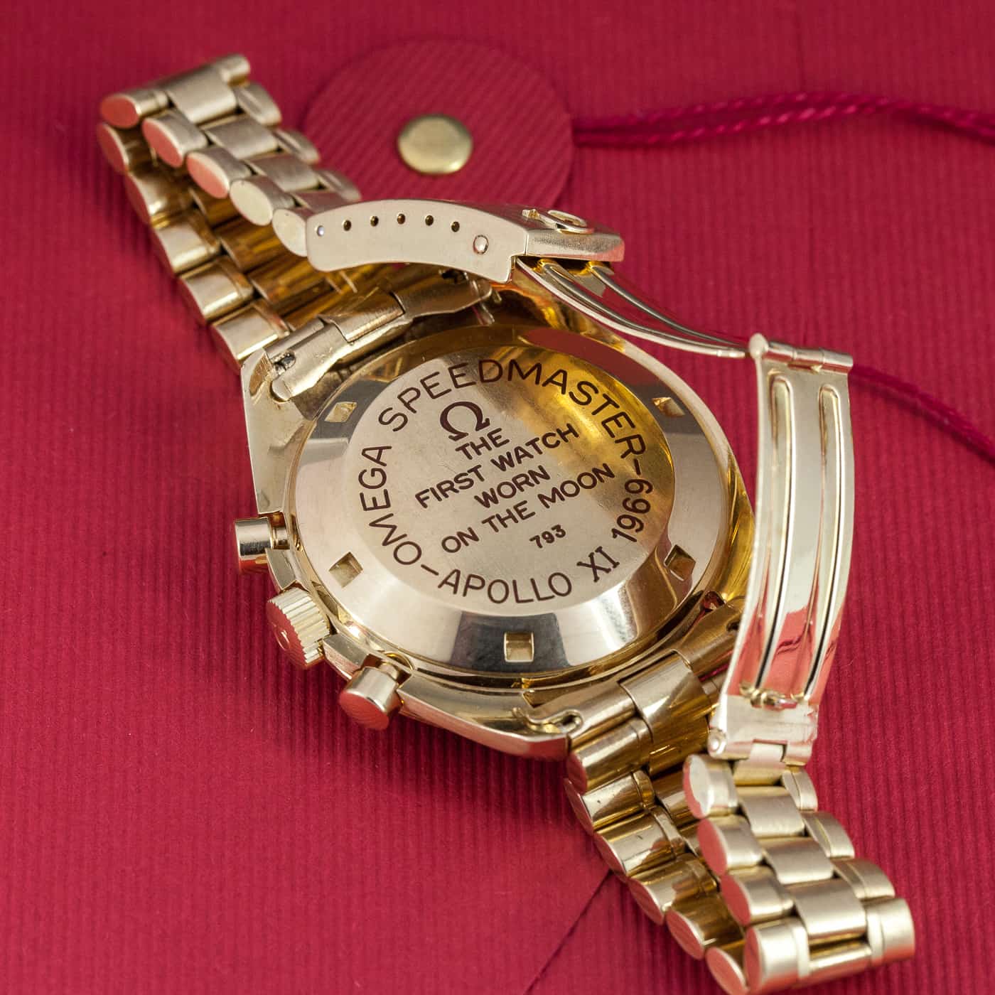 Harvinainen 18k Omega Speedmaster "Tribute to Astronauts" vuodelta 1969, Price on request - Image 7