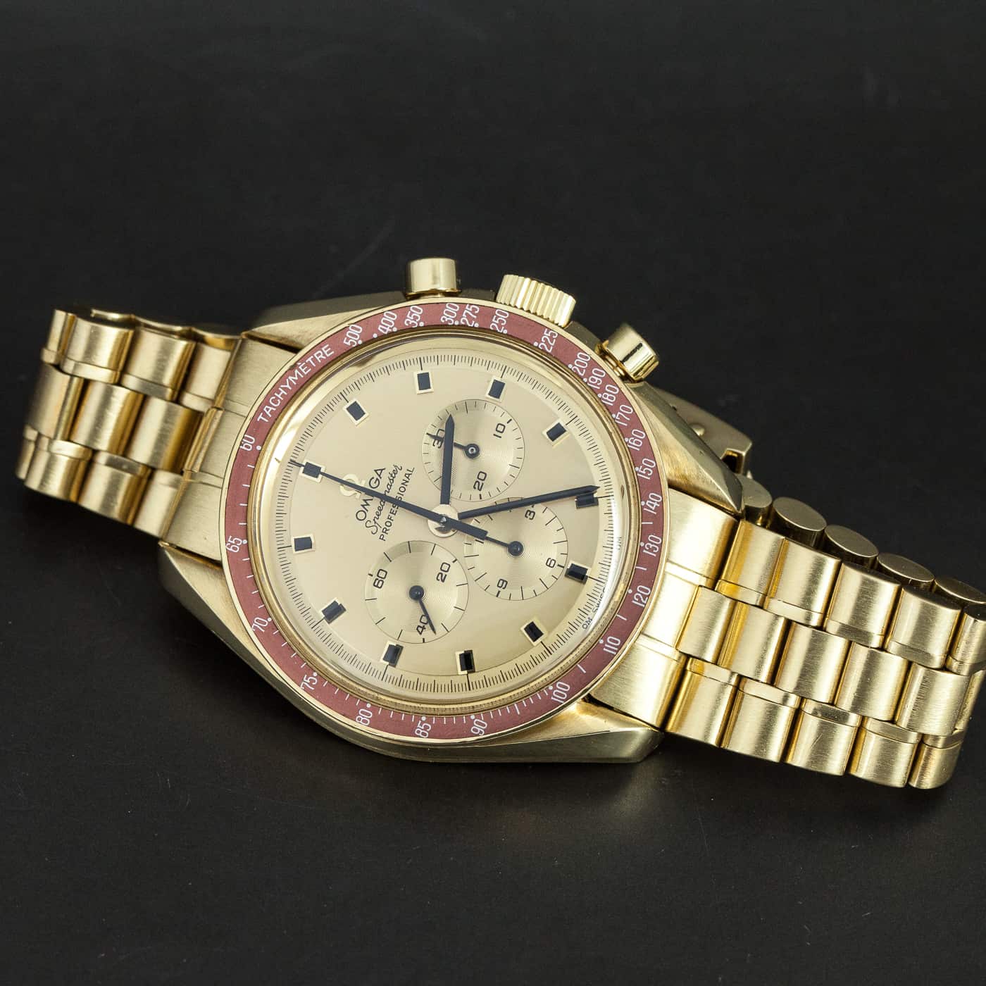 Harvinainen 18k Omega Speedmaster "Tribute to Astronauts" vuodelta 1969, Price on request - Image 9