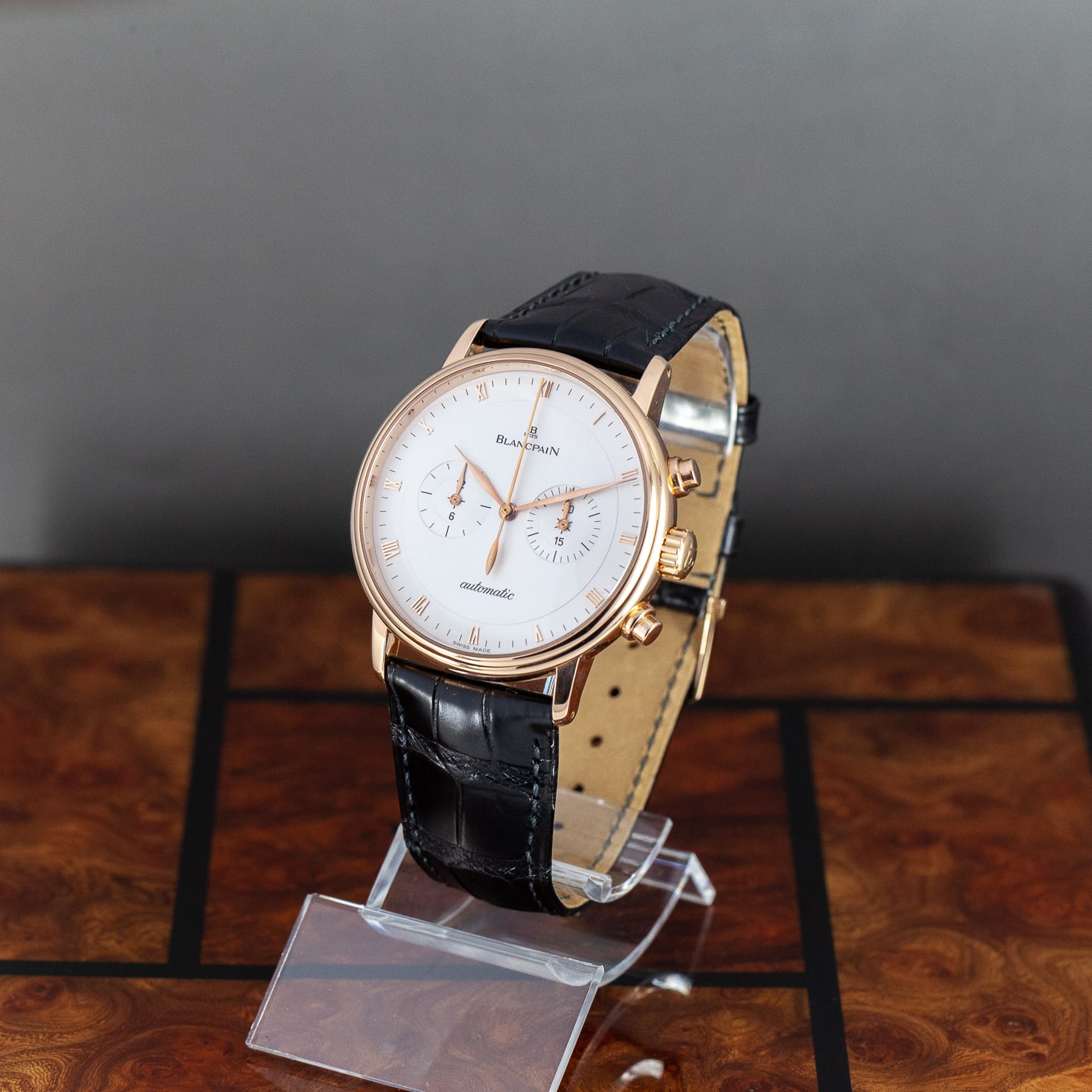 18k Blancpain Villeret kronografi ref.4082 vuodelta 2007 - Image 4