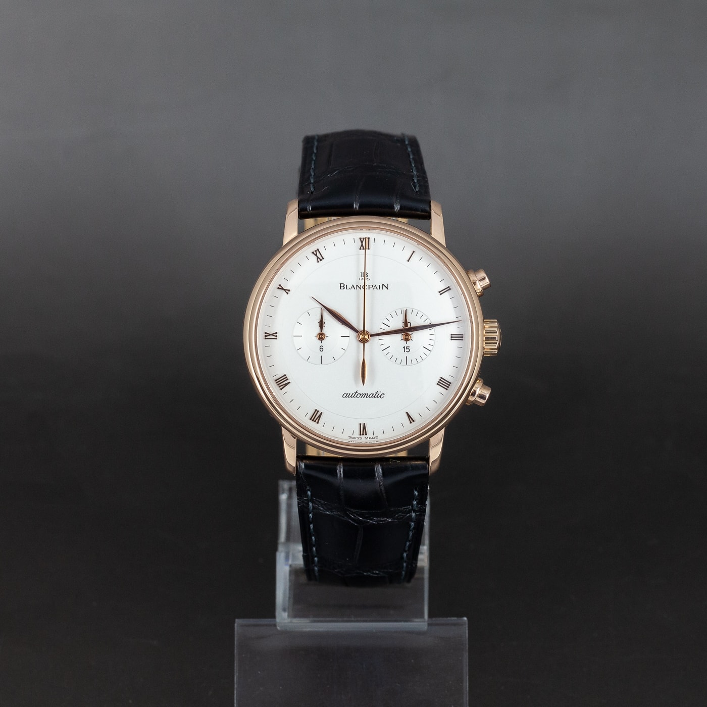 18k Blancpain Villeret kronografi ref.4082 vuodelta 2007 - Image 6