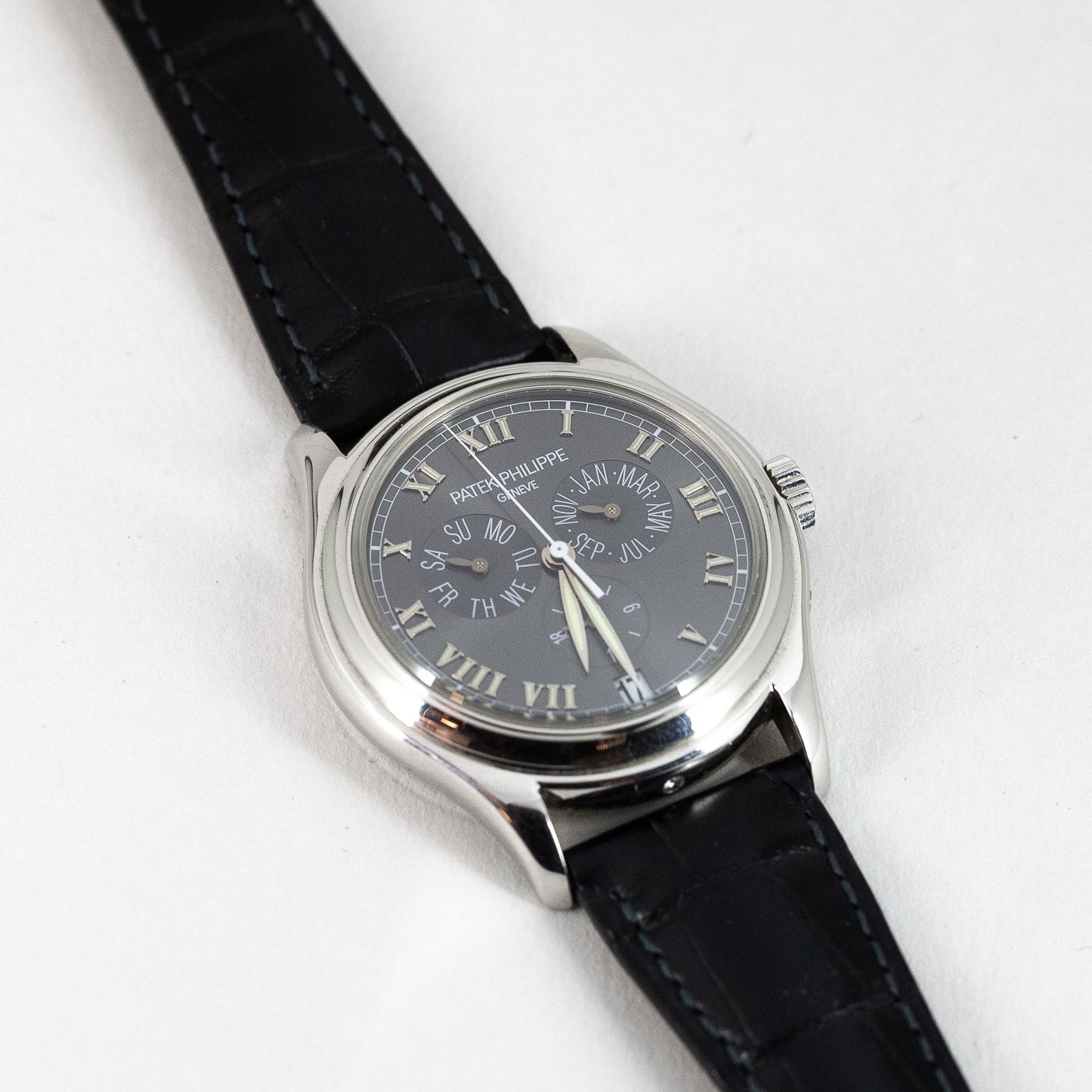 Platina Patek Philippe ref.5035P Annual Calender vuodelta 2002 - Image 10