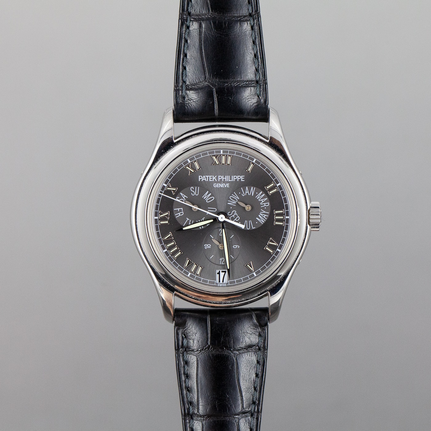 Platina Patek Philippe ref.5035P Annual Calender vuodelta 2002 - Image 3