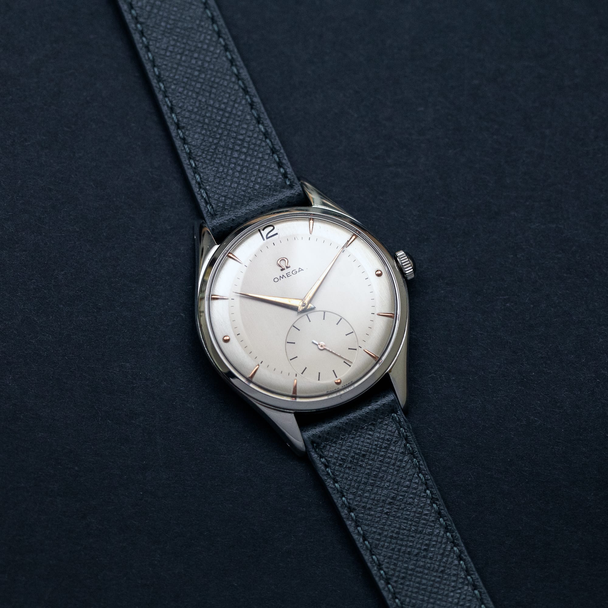 Omega CK2505 Jumbo teräskuorinen rannekello