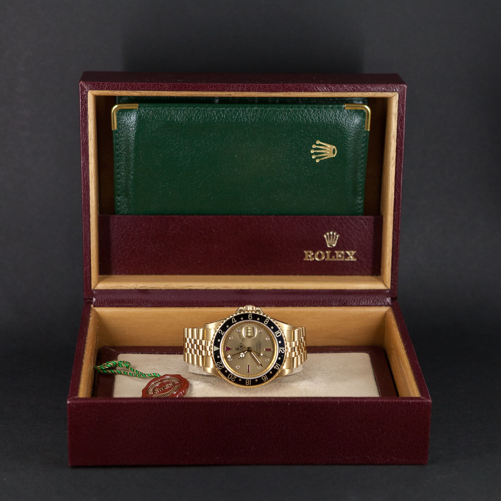 18k Rolex GMT-Master II "Sultan Serti" vuodelta 1991 - Image 9