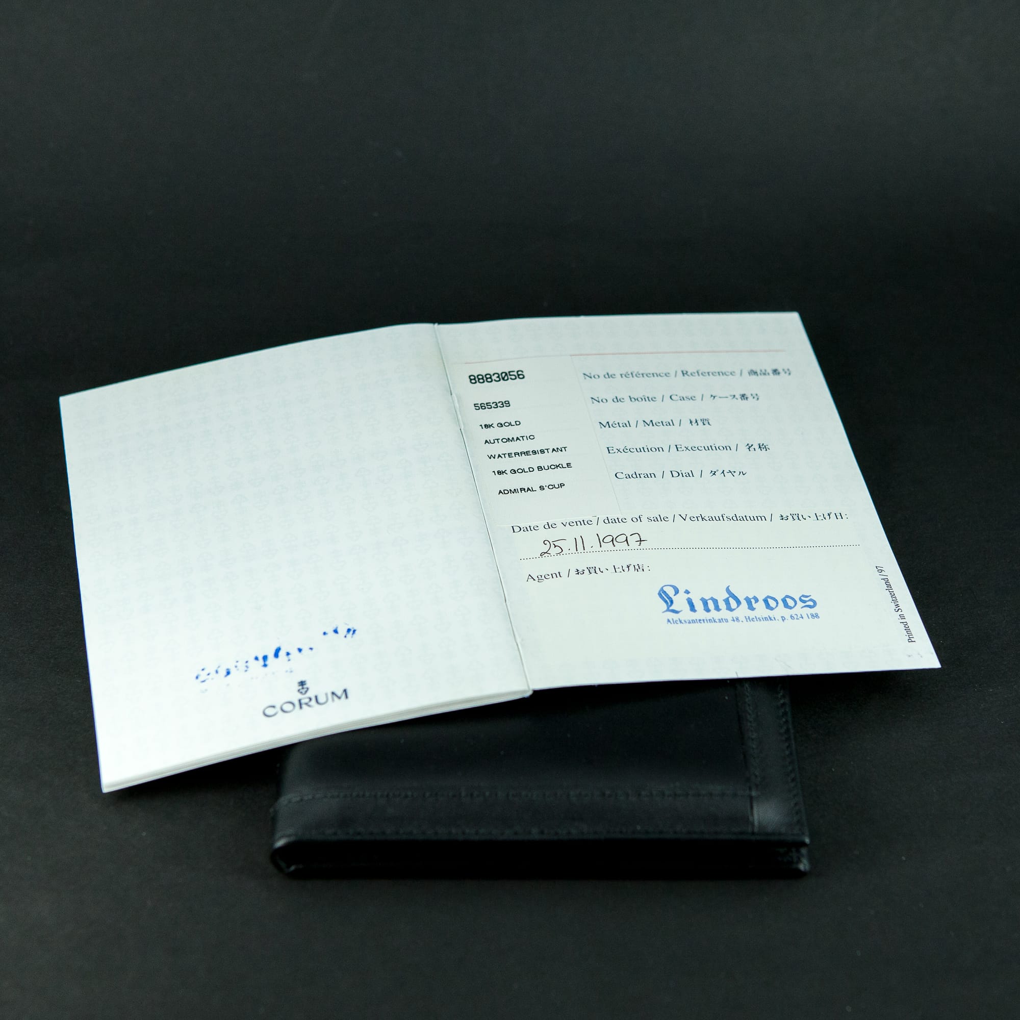 18k Corum Admirals Cup Winner 1997 - Image 9