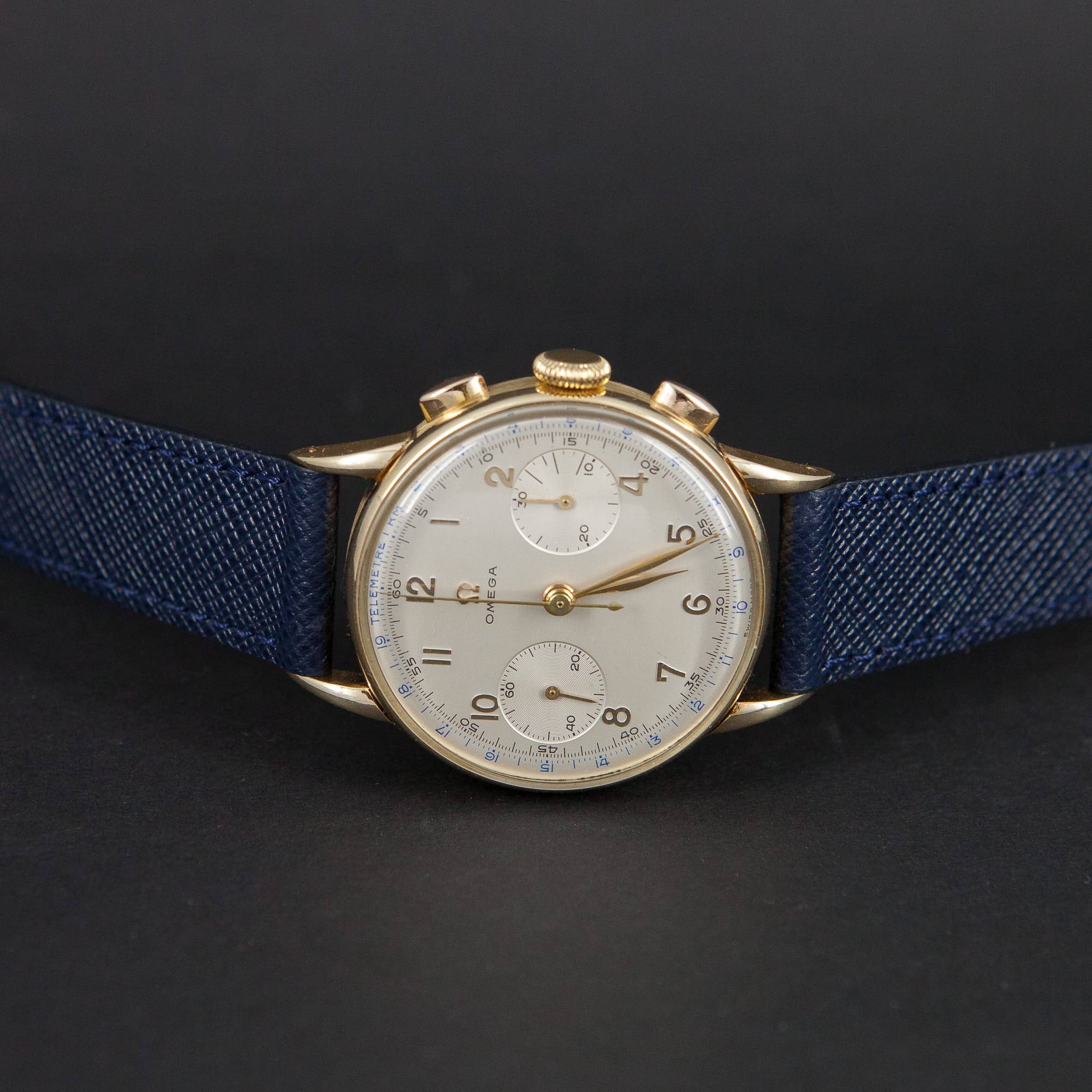 18k OMEGA 33.3 kronografi vuodelta 1949 - Image 7