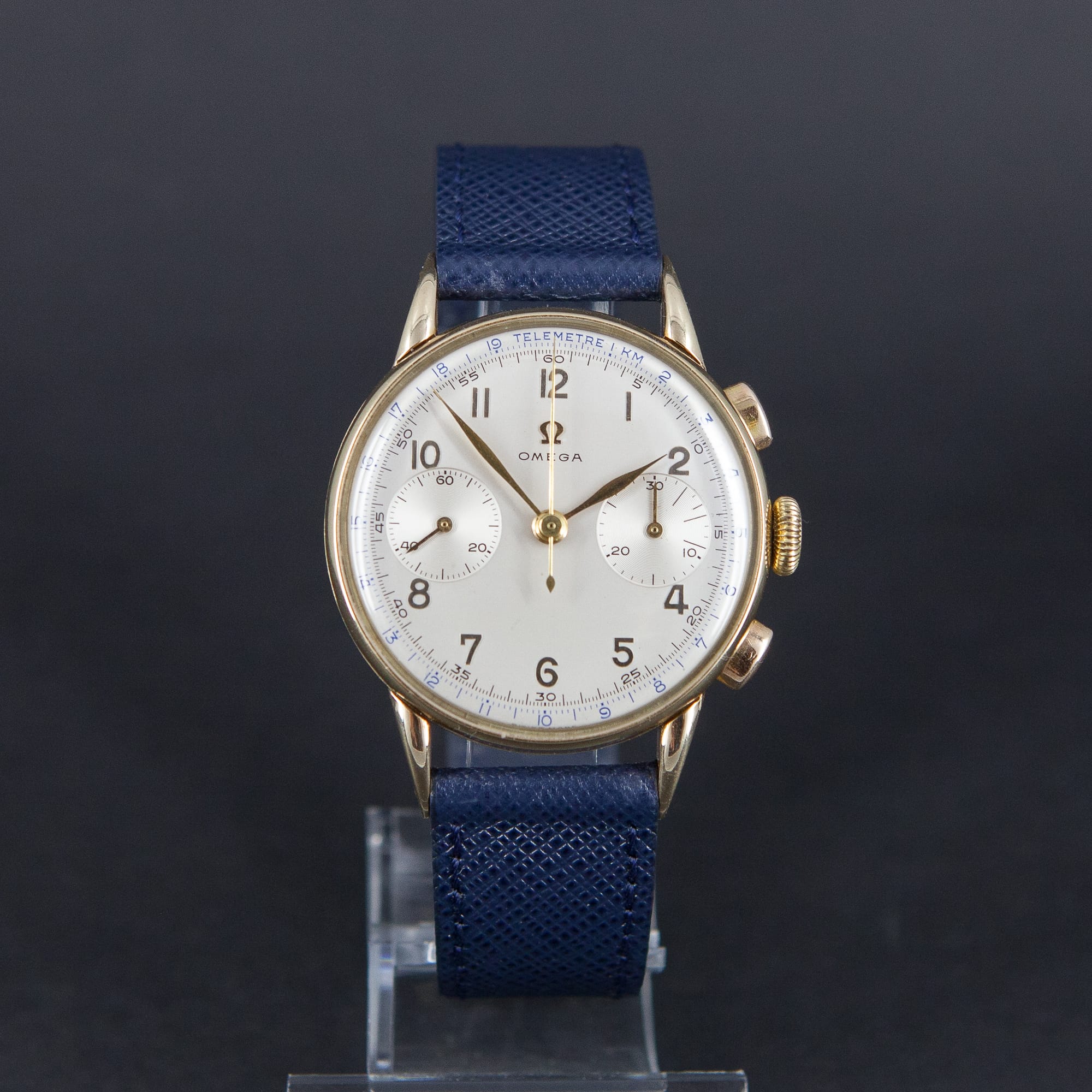 18k OMEGA 33.3 kronografi vuodelta 1949 - Image 4