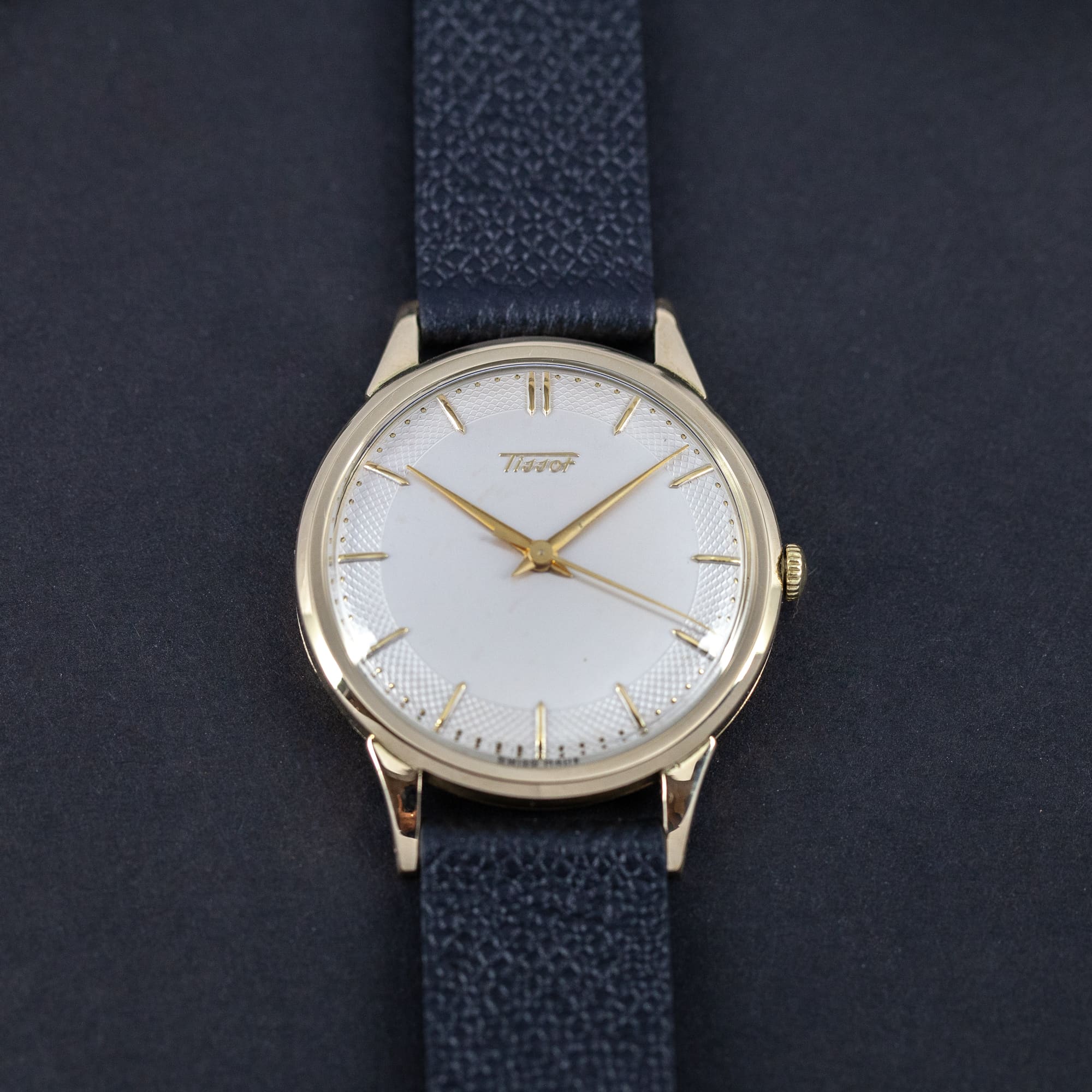 14k Ch. Tissot & Fils pukukello vuodelta 1955 - Image 5