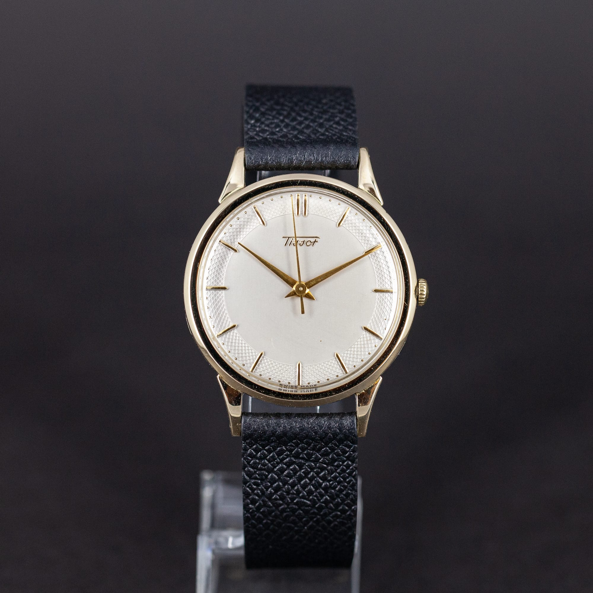 14k Ch. Tissot & Fils pukukello vuodelta 1955 - Image 3