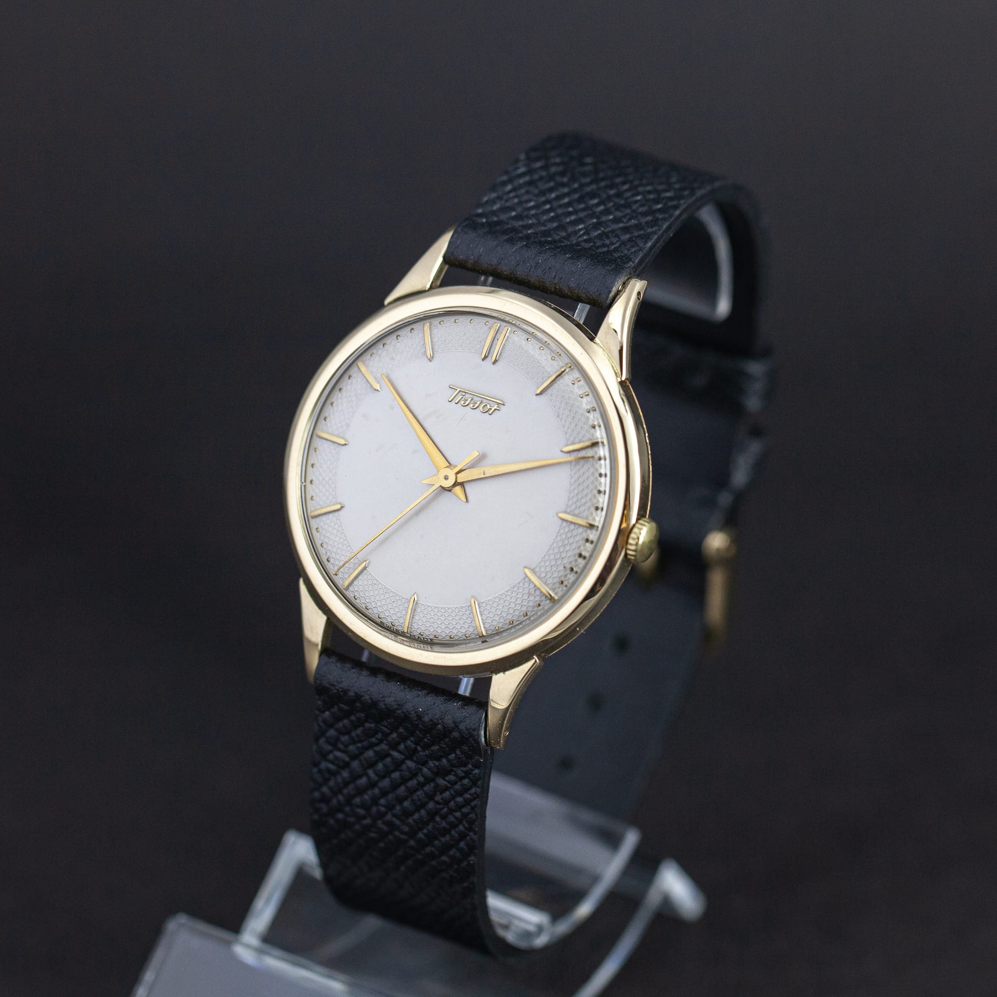 14k Ch. Tissot & Fils pukukello vuodelta 1955 - Image 2