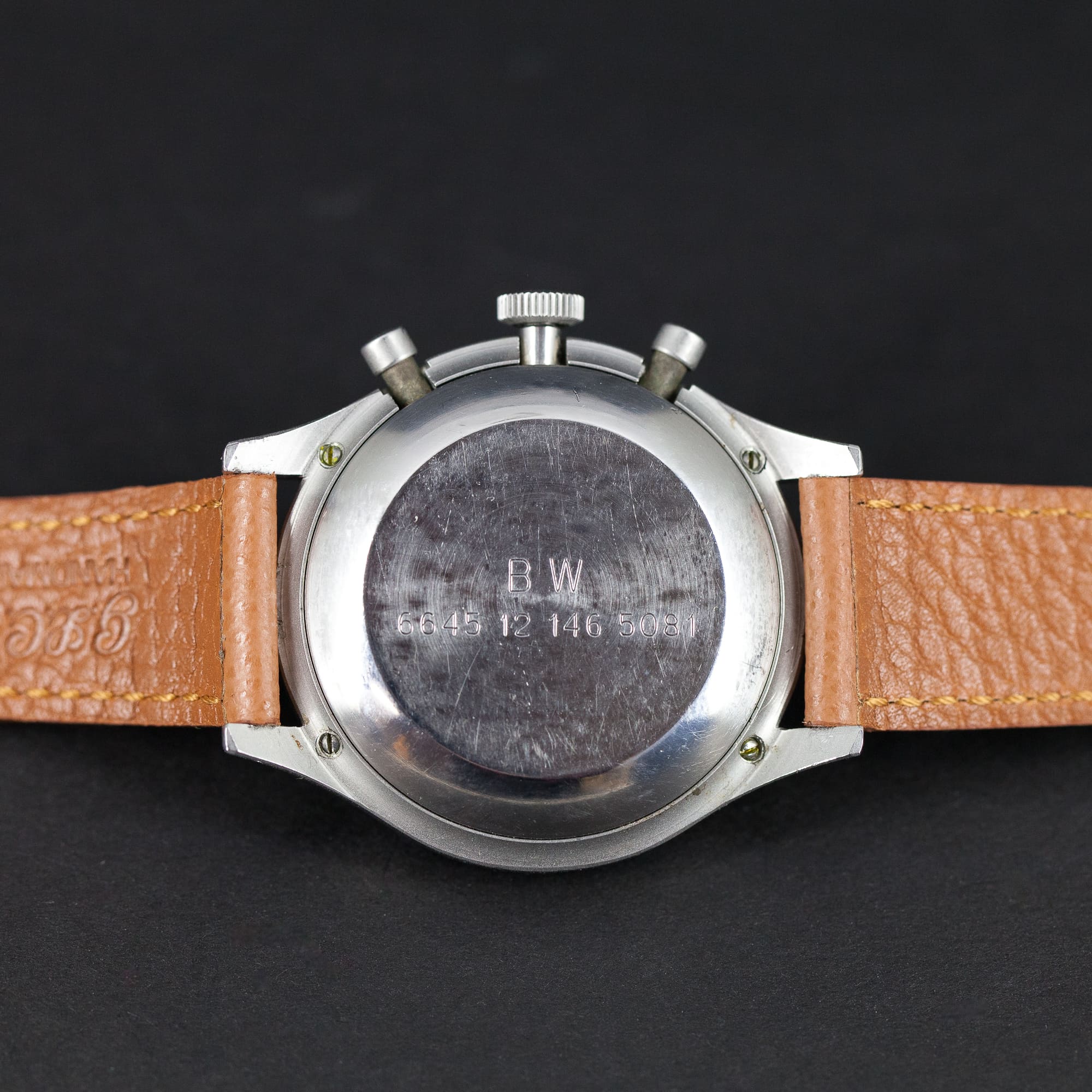 Heuer "Bund" taistelulentäjän kronografi 1960-luvulta - Image 7