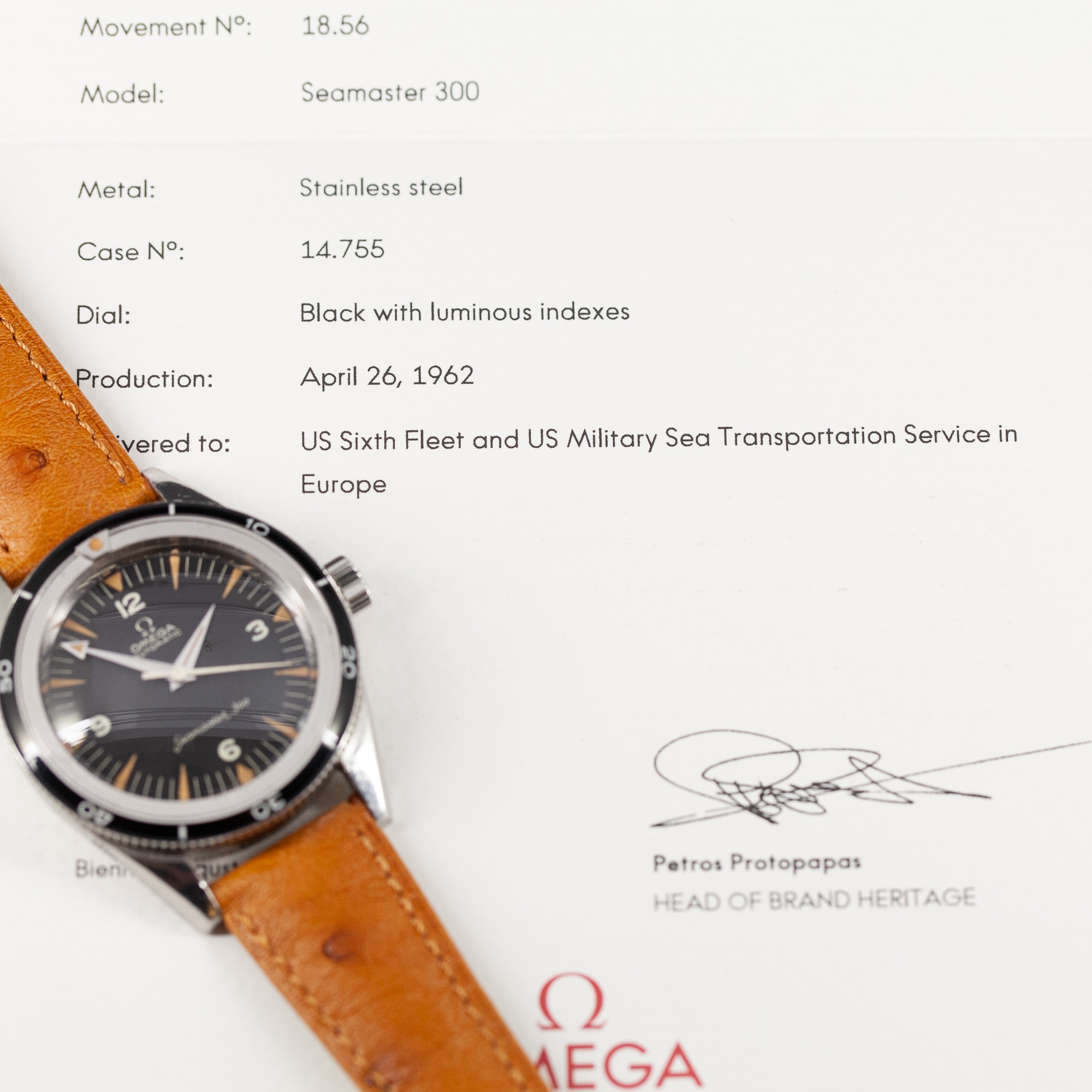 Omega Seamaster 300, US Sixth Fleet - Image 12