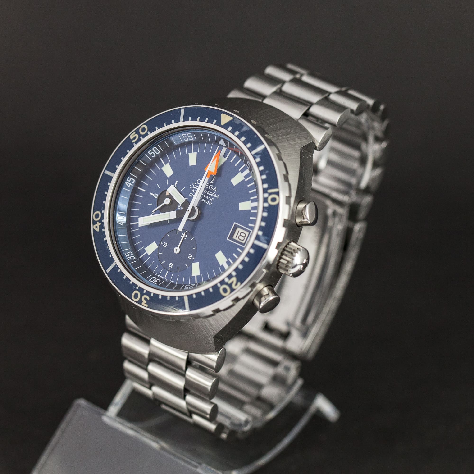 Omega Seamaster 120 "Big Blue" sukeltajan kronografi 1977 - Image 3
