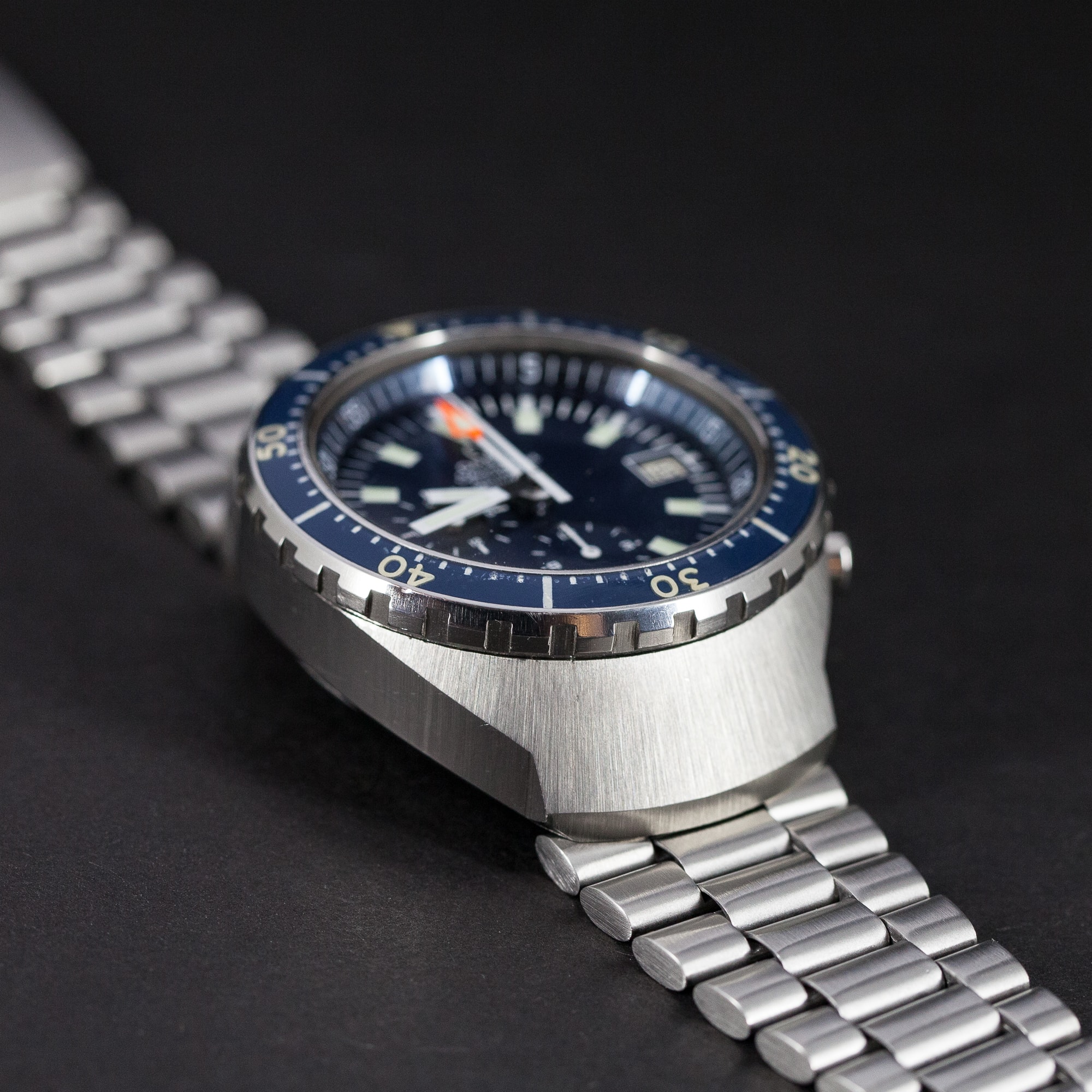 Omega Seamaster 120 "Big Blue" sukeltajan kronografi 1977 - Image 7