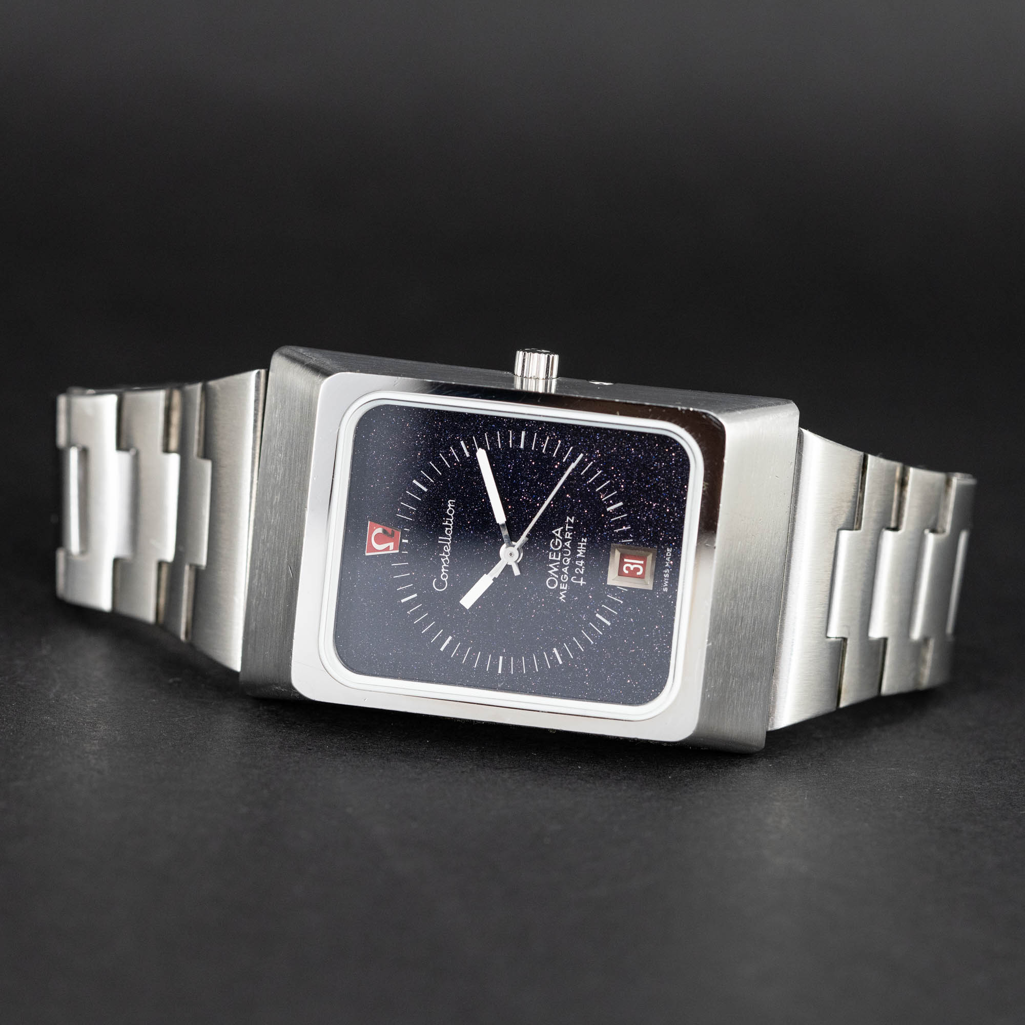 Omega Constellation Megaquarz 2400 Aventurine vuodelta 1974 - Image 2