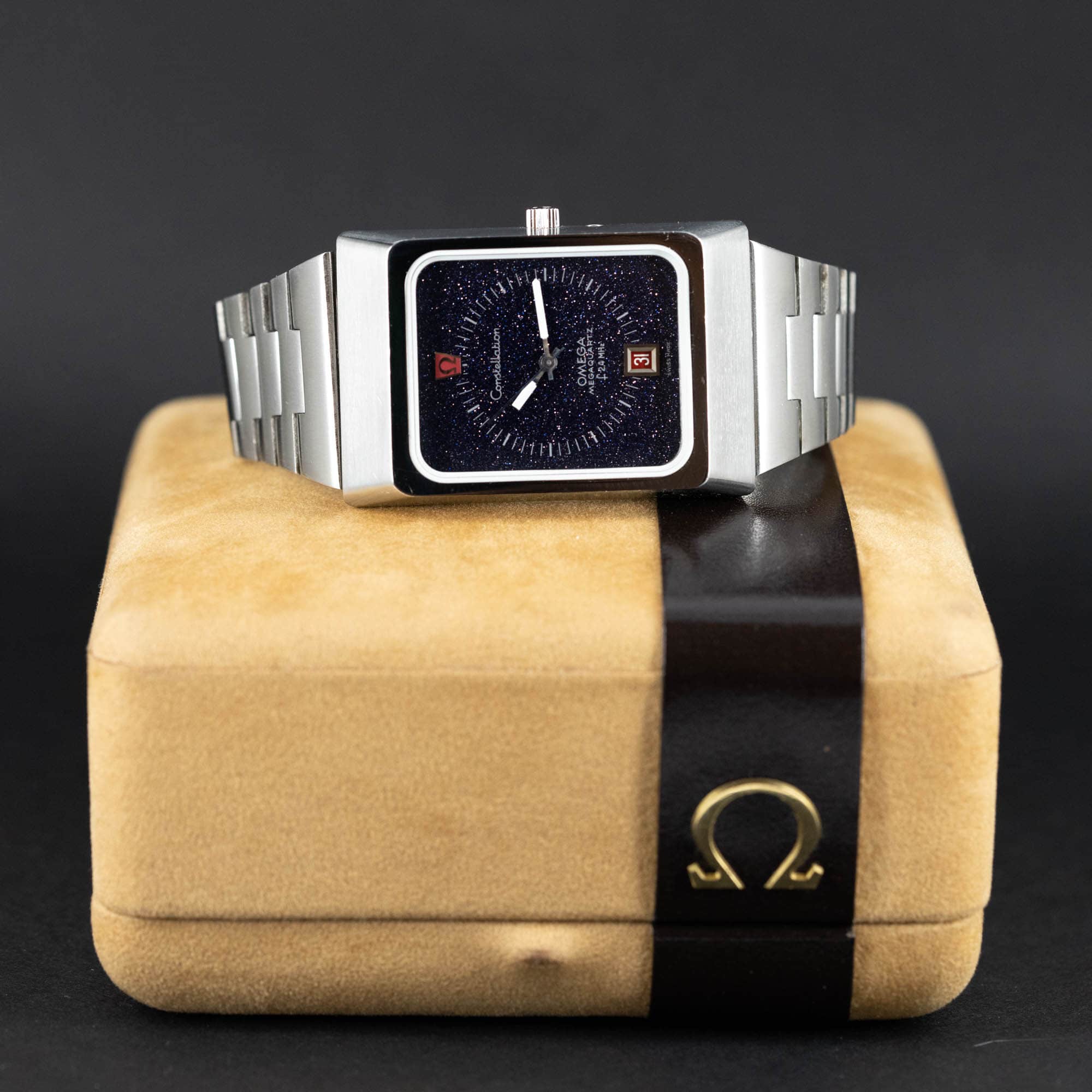Omega Constellation Megaquarz 2400 Aventurine vuodelta 1974 - Image 5