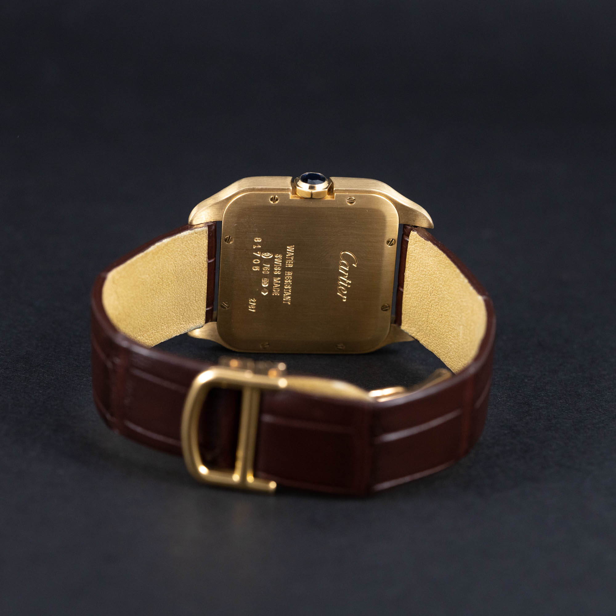 18k Cartier Santos Dumont naisten rannekello 2006 - Image 4