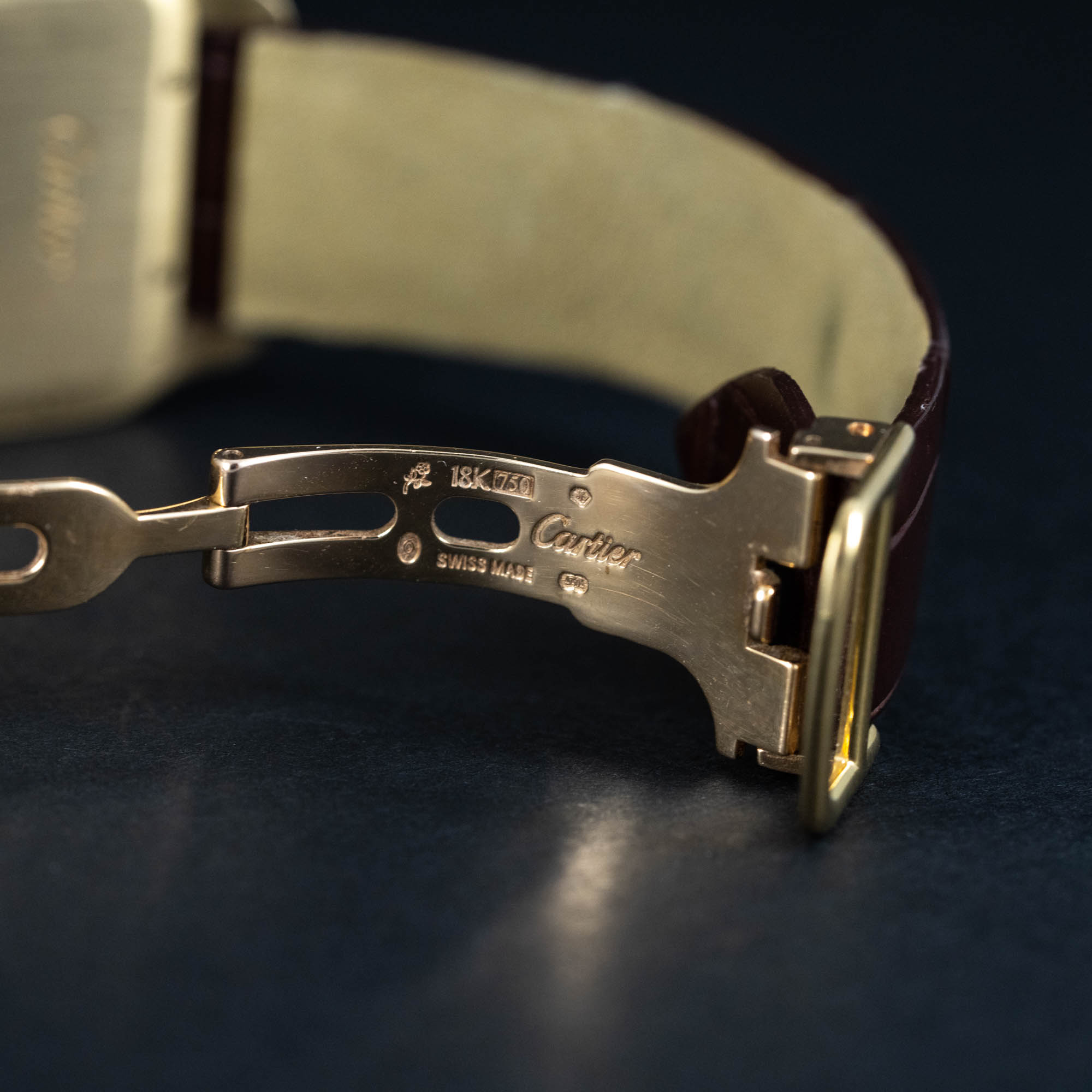 18k Cartier Santos Dumont naisten rannekello 2006 - Image 5