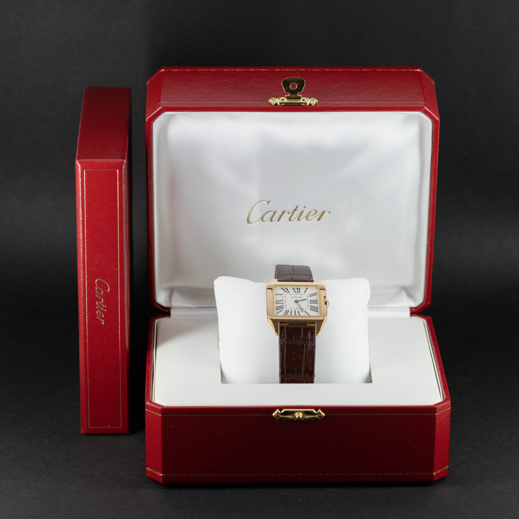18k Cartier Santos Dumont naisten rannekello 2006 - Image 6