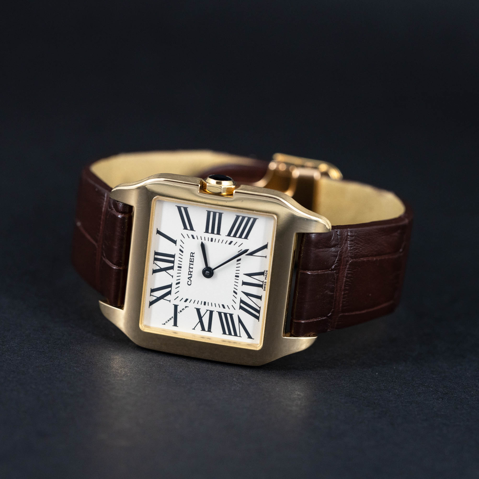 18k Cartier Santos Dumont naisten rannekello 2006