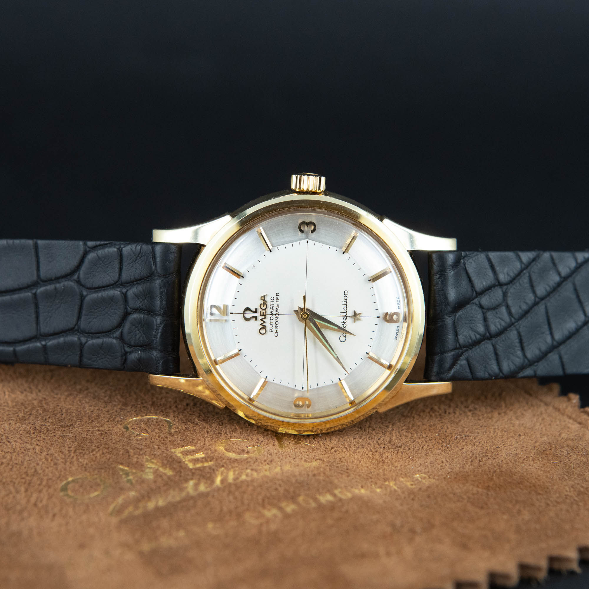 14k Omega Constellation Pie-Pan vuodelta 1960 - Image 2