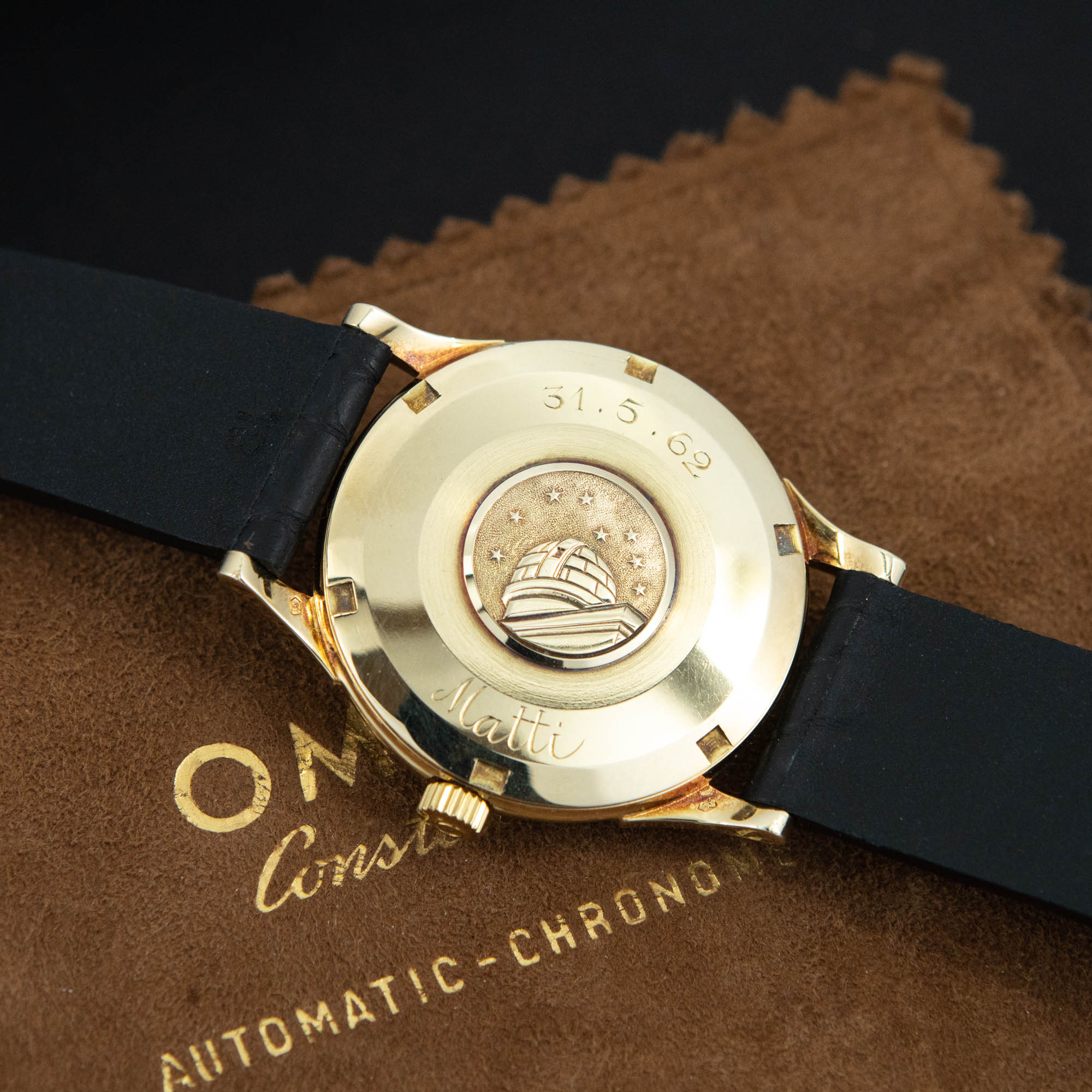 14k Omega Constellation Pie-Pan vuodelta 1960 - Image 6