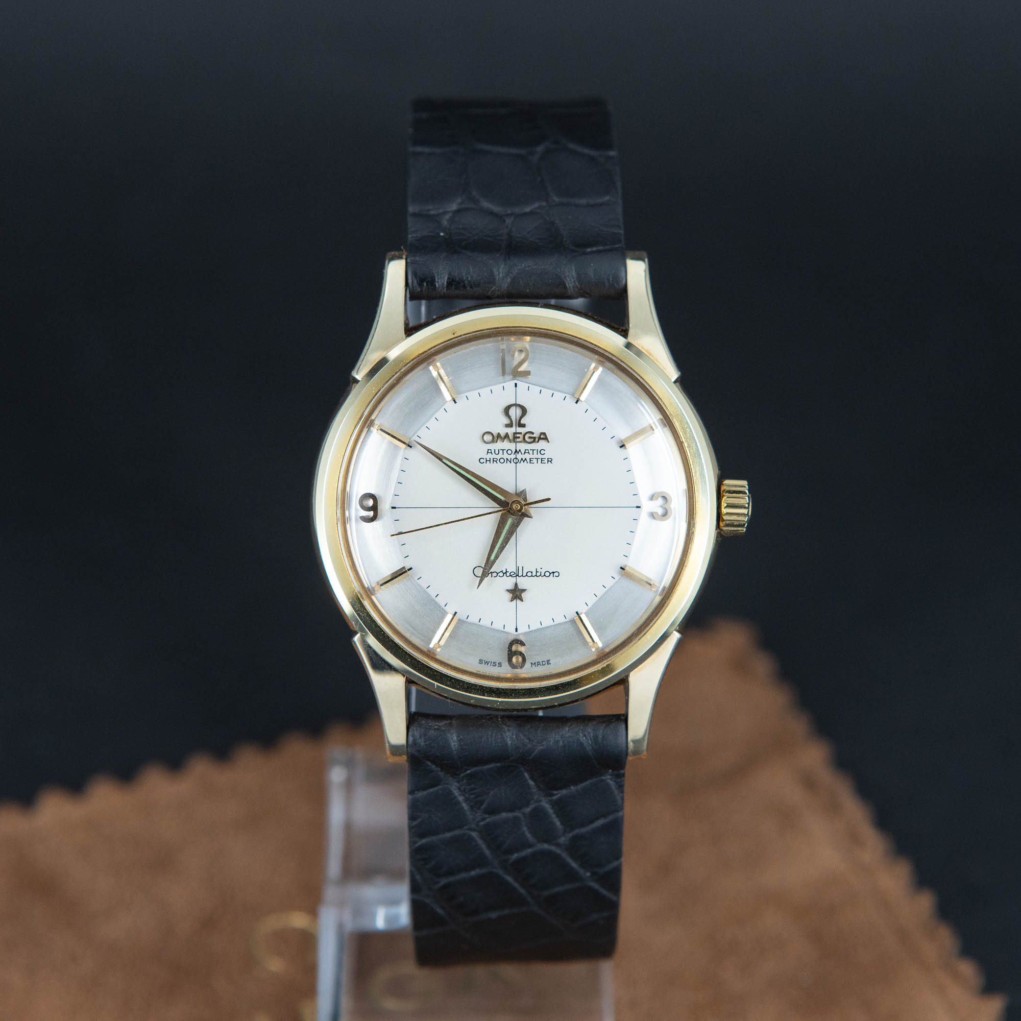 14k Omega Constellation Pie-Pan vuodelta 1960 - Image 7