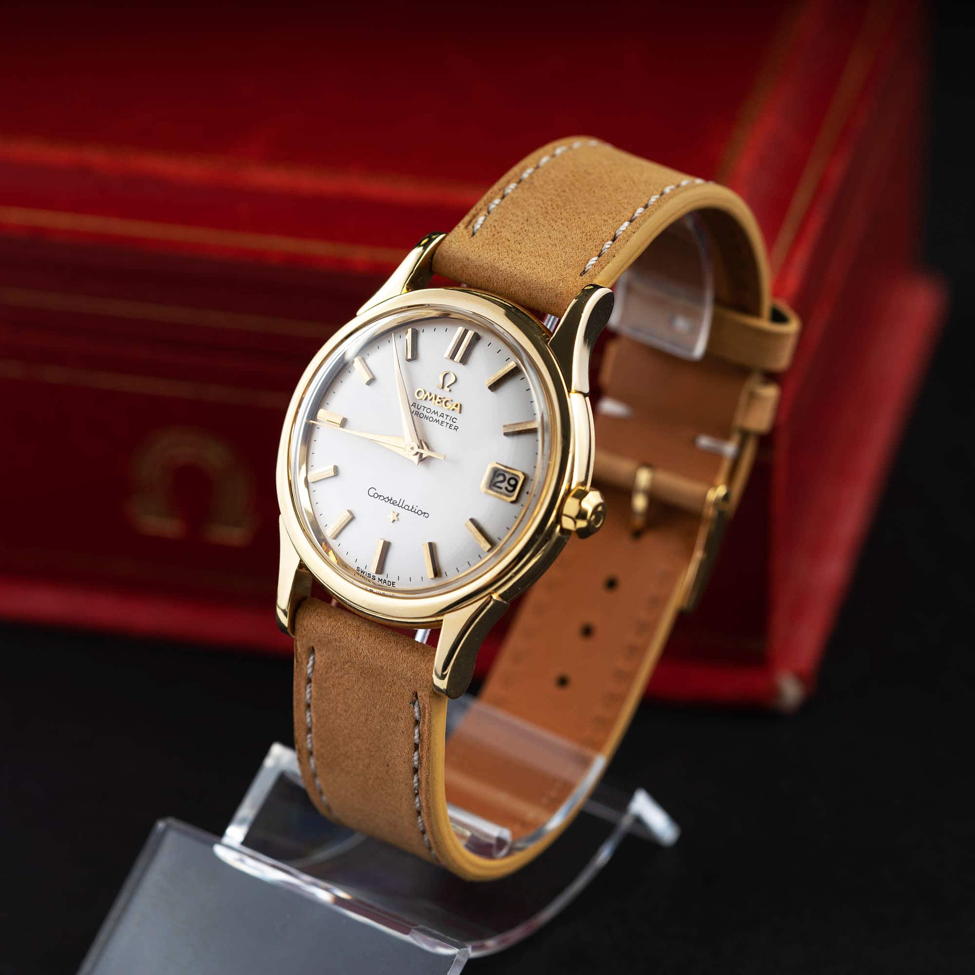 18k Omega Constellation Calendar De-Luxe 2954 vuodelta 1958 - Image 7