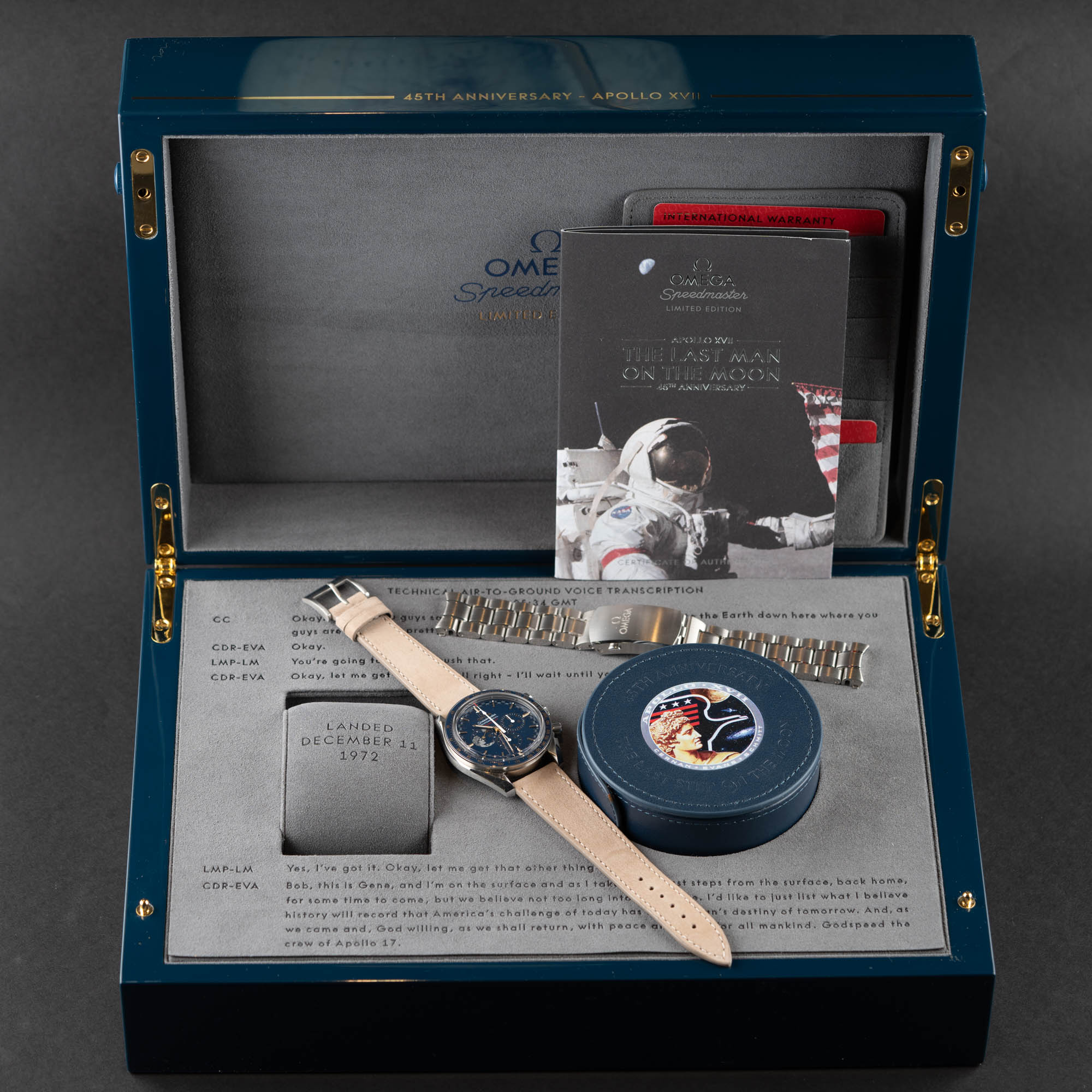 Omega Speedmaster Tribute to Gene Cernan vuodelta 2019 - Image 9