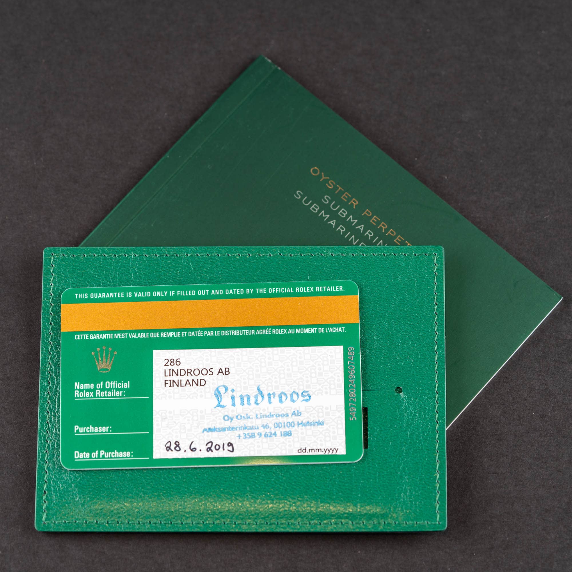 NOS Rolex Submariner Date 116610LV "Hulk" vuodelta 2019 - Image 6