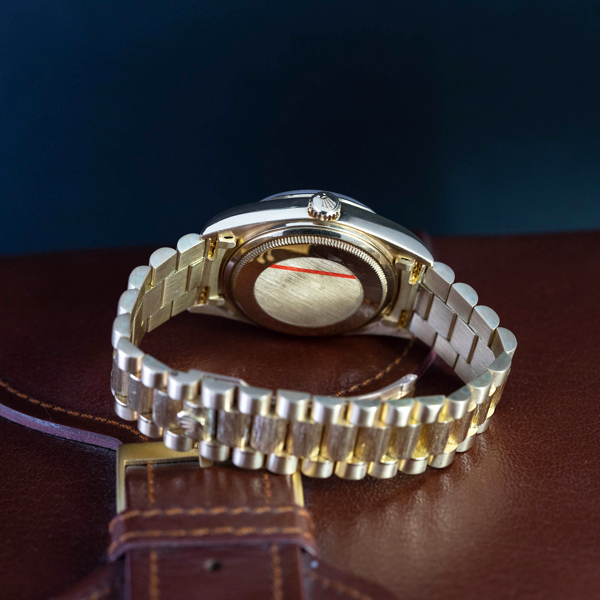 Rolex Day-Date "Bark-Lapis Lazuli" 18078 vuodelta 1988 - Image 4