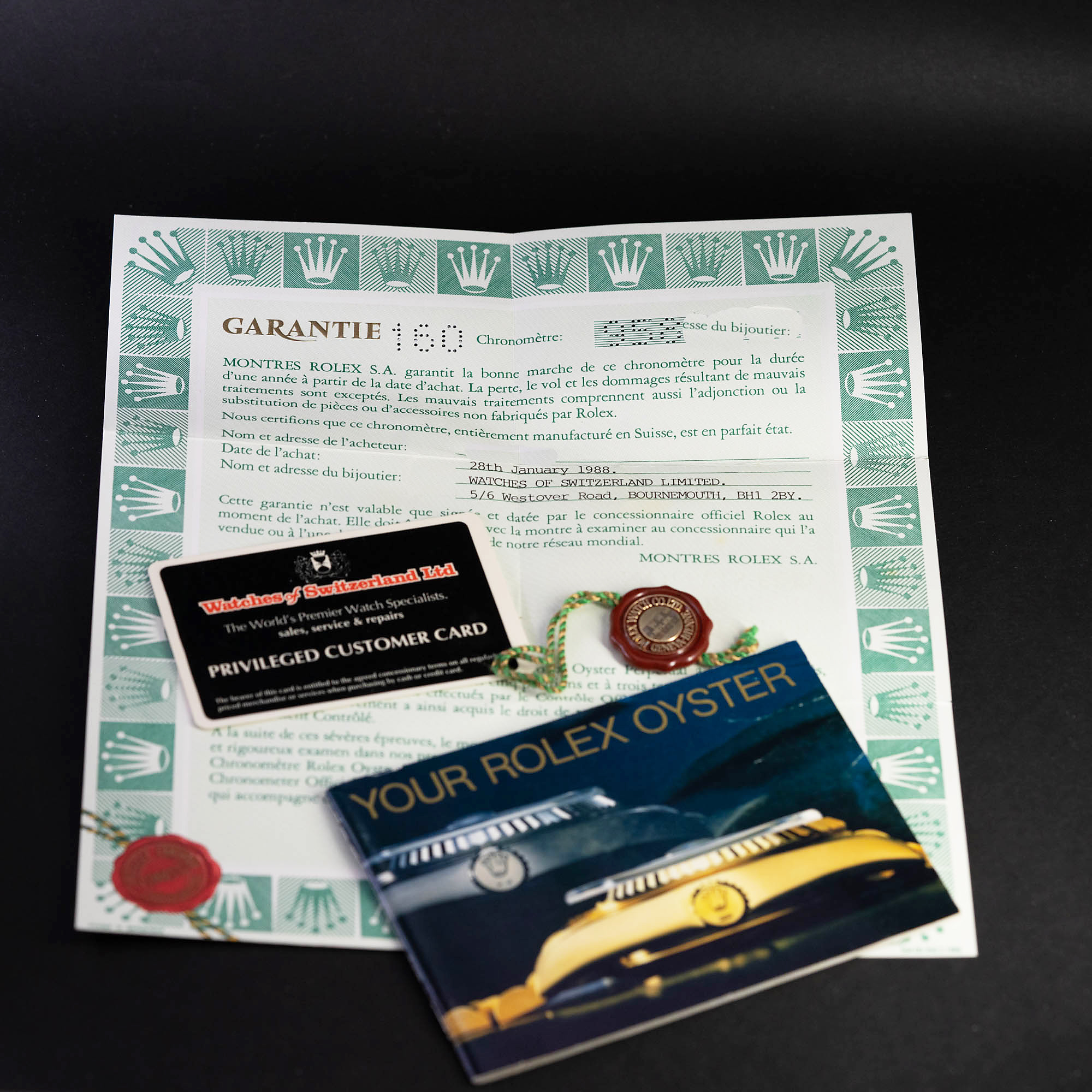 Rolex Day-Date "Bark-Lapis Lazuli" 18078 vuodelta 1988 - Image 5