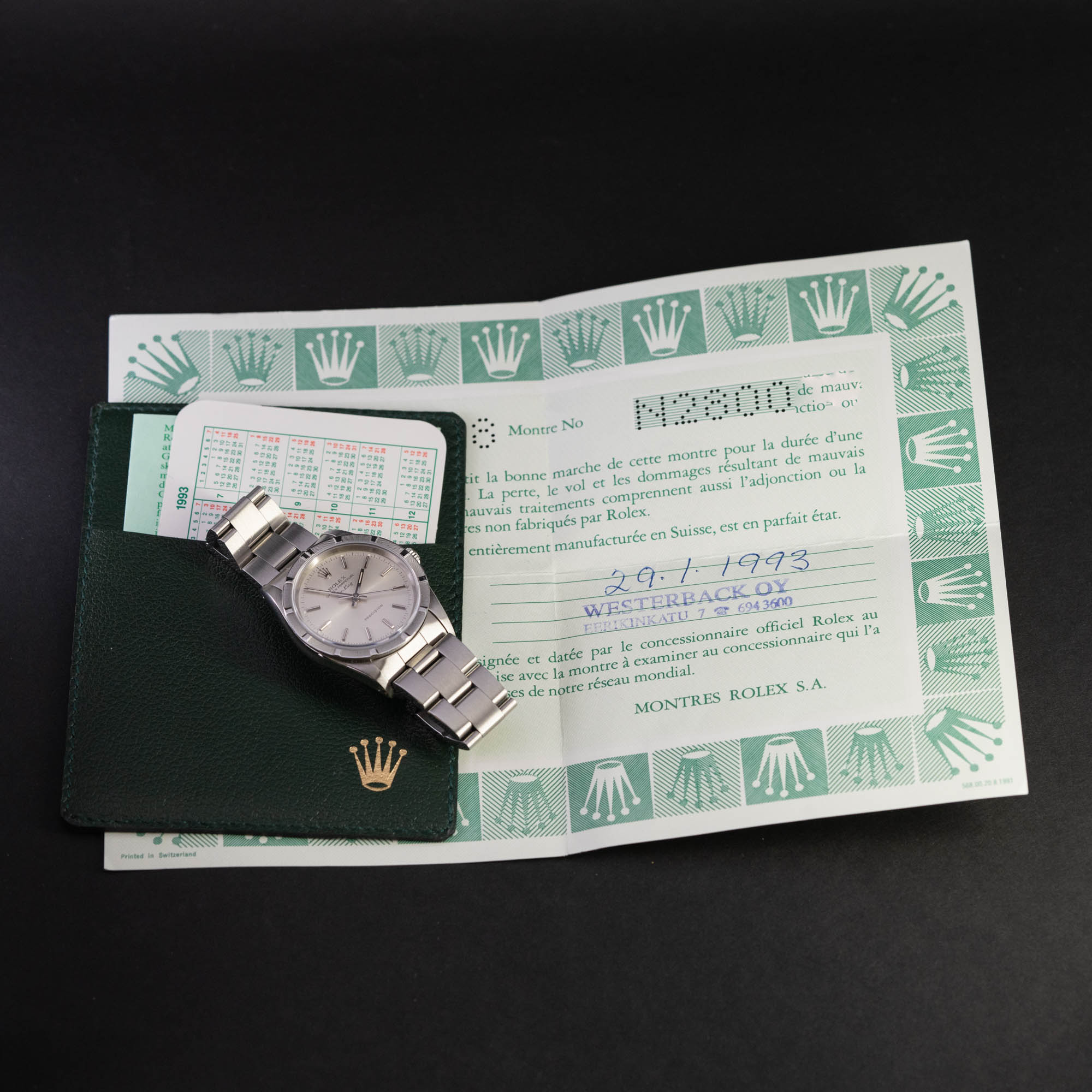 Rolex Oyster Perpetual Air-King 14010 vuodelta 1993 - Image 7